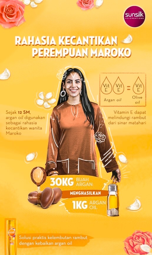 manfaat argan oil untuk rambut sunsilk