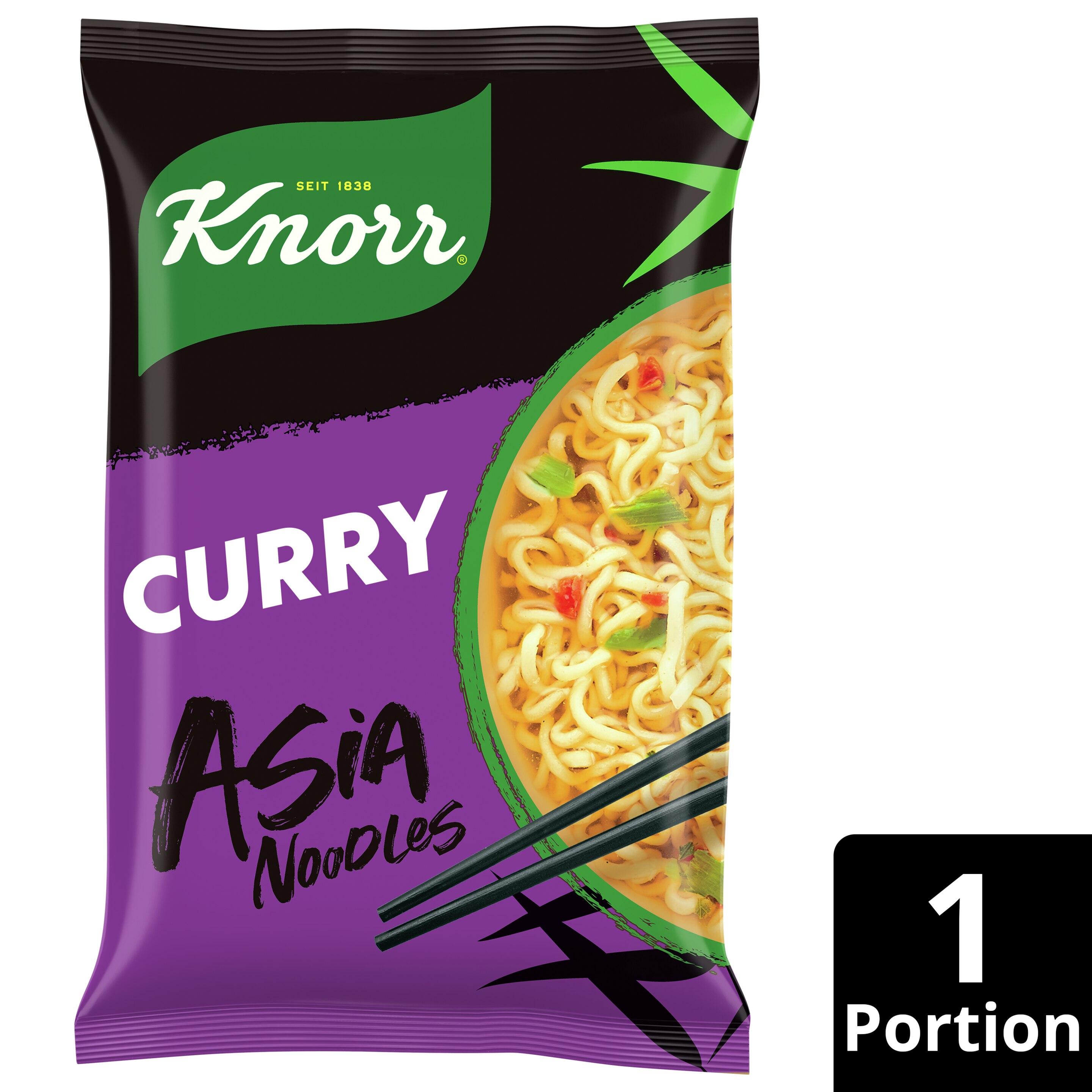 KNORR Asia Noodles Curry Beutel 1 Portion