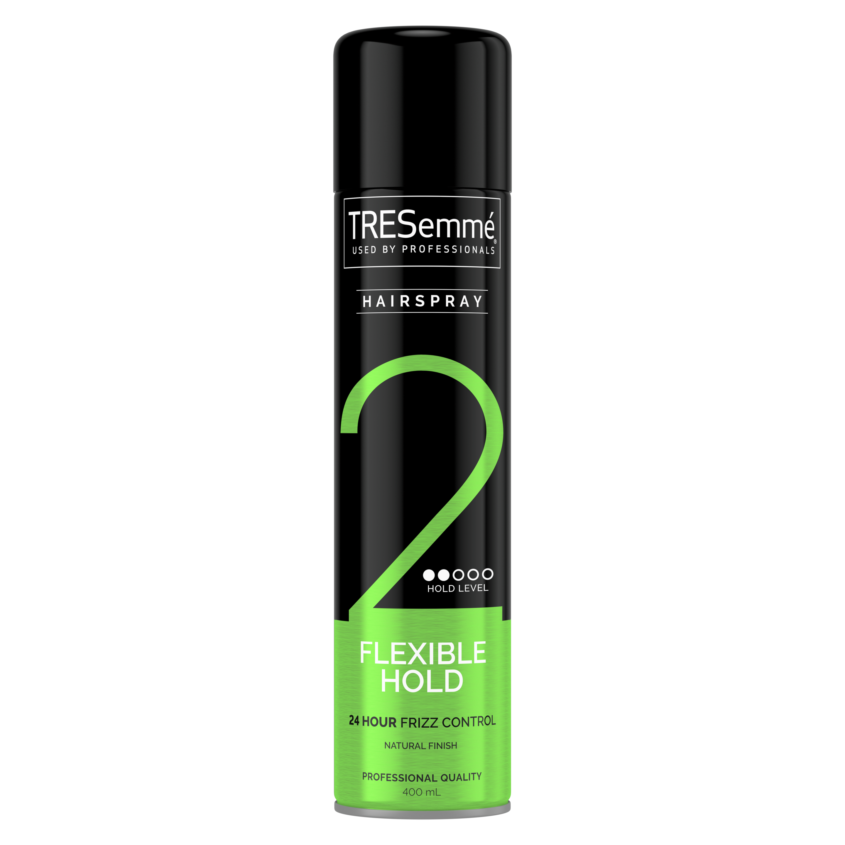 A 400ml can tresemme Flexible hold hairspray