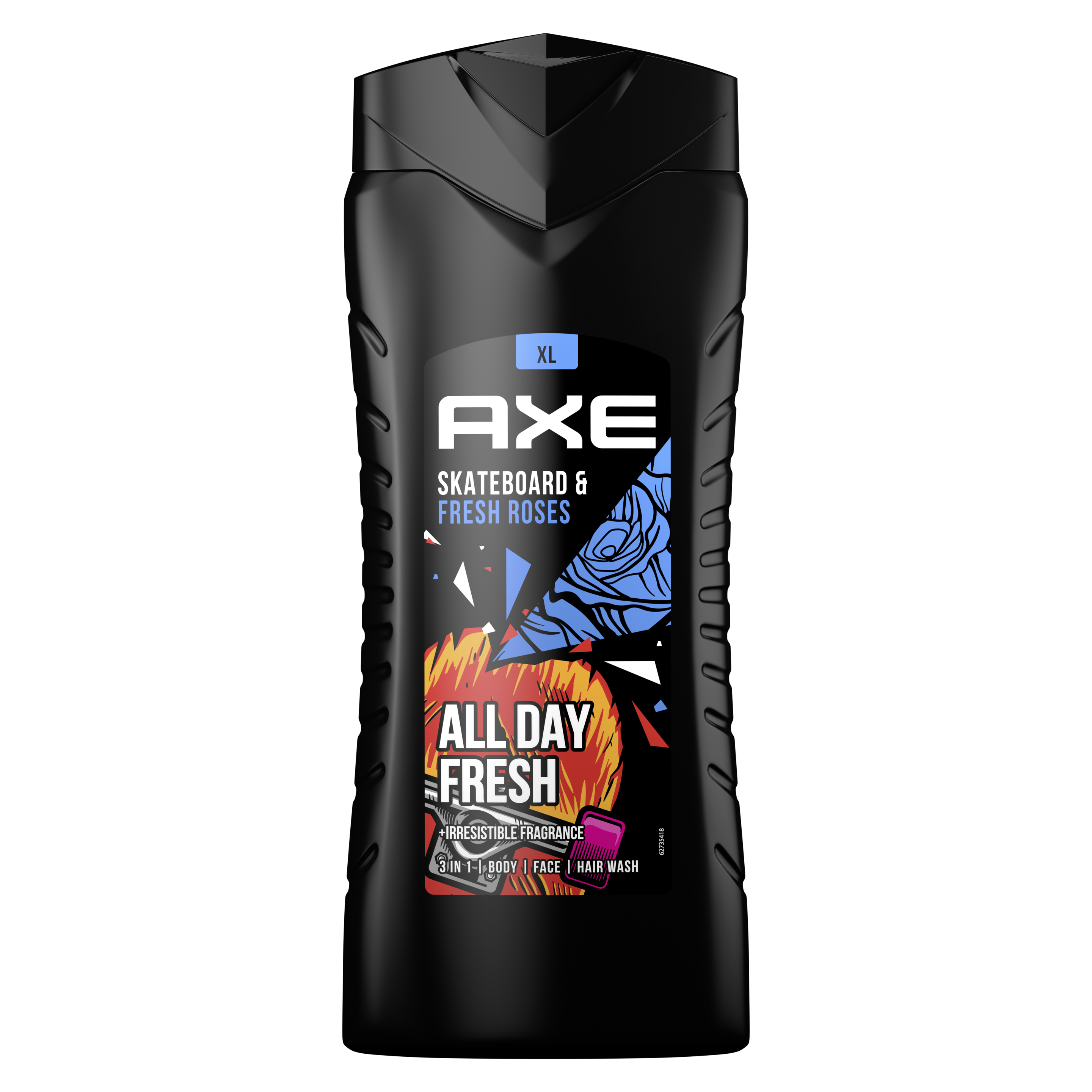 AXE Skateboard & Fresh Roses Bodywash XL