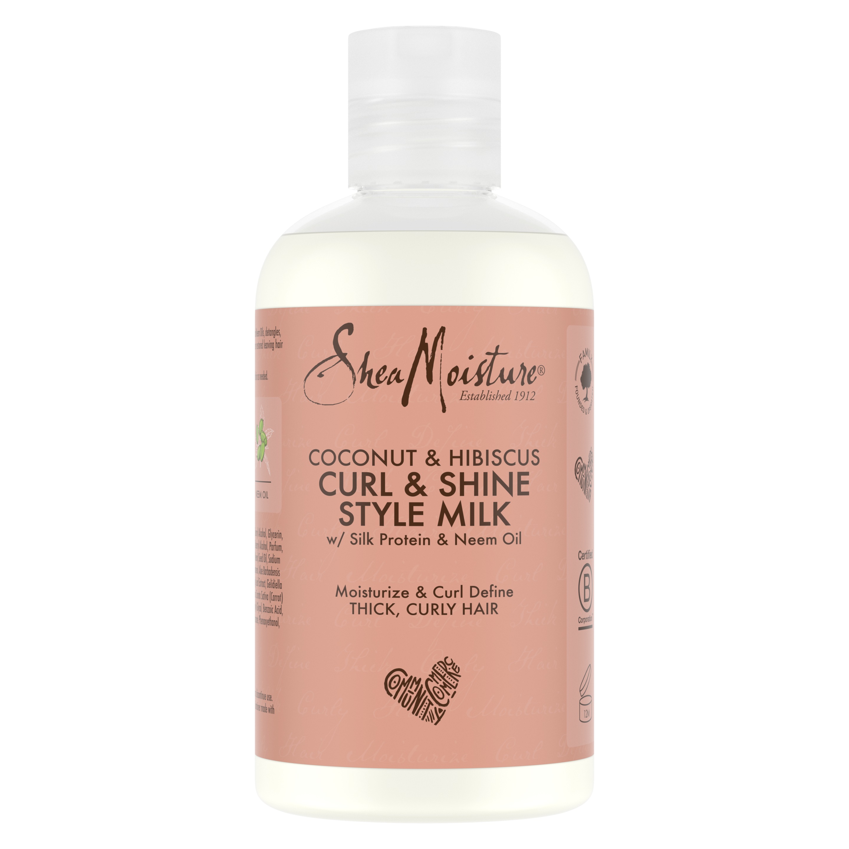 Coconut & Hibiscus Curl & Style Styling Milk