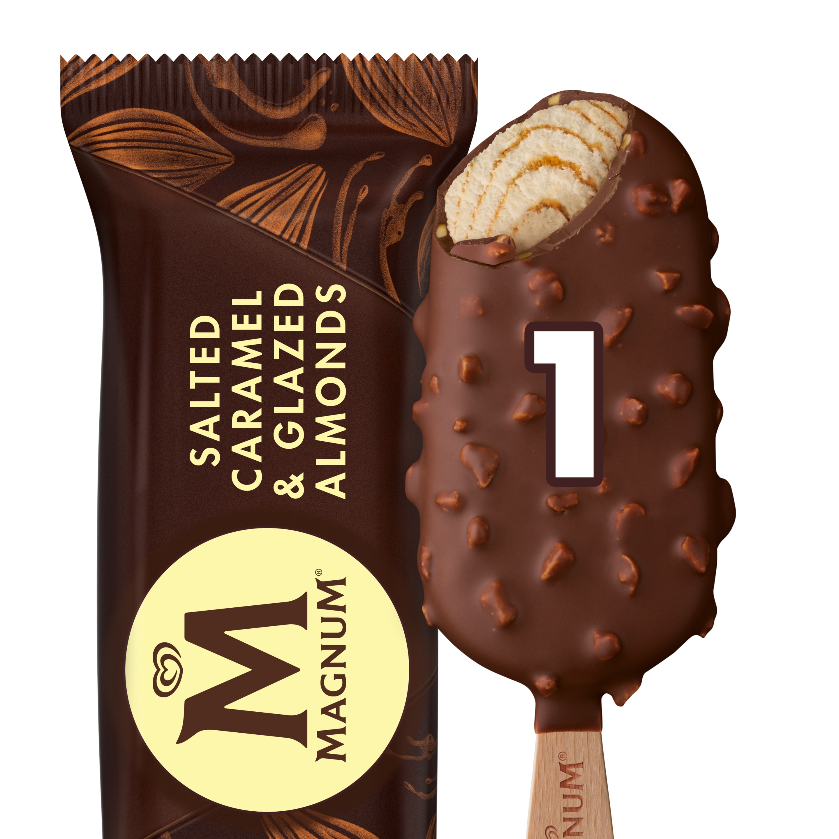 Magnum Double Gold Caramel Billionaire 3 X 85 Ml Cremiges Premium Eis