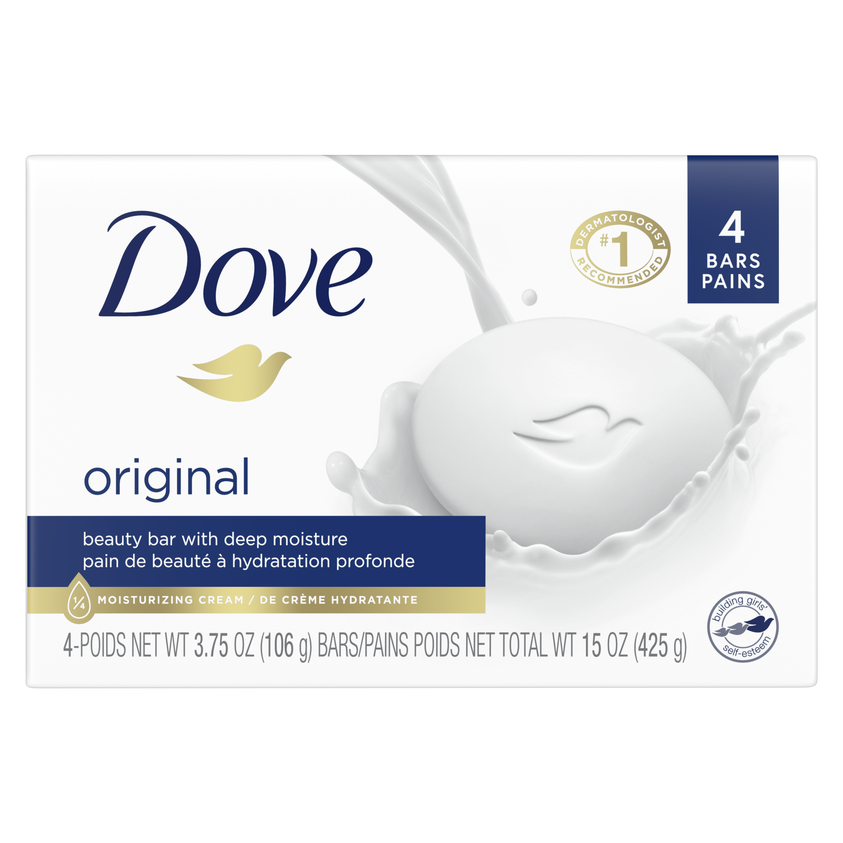 Dove Original Beauty Bar 3.75oz 4pk