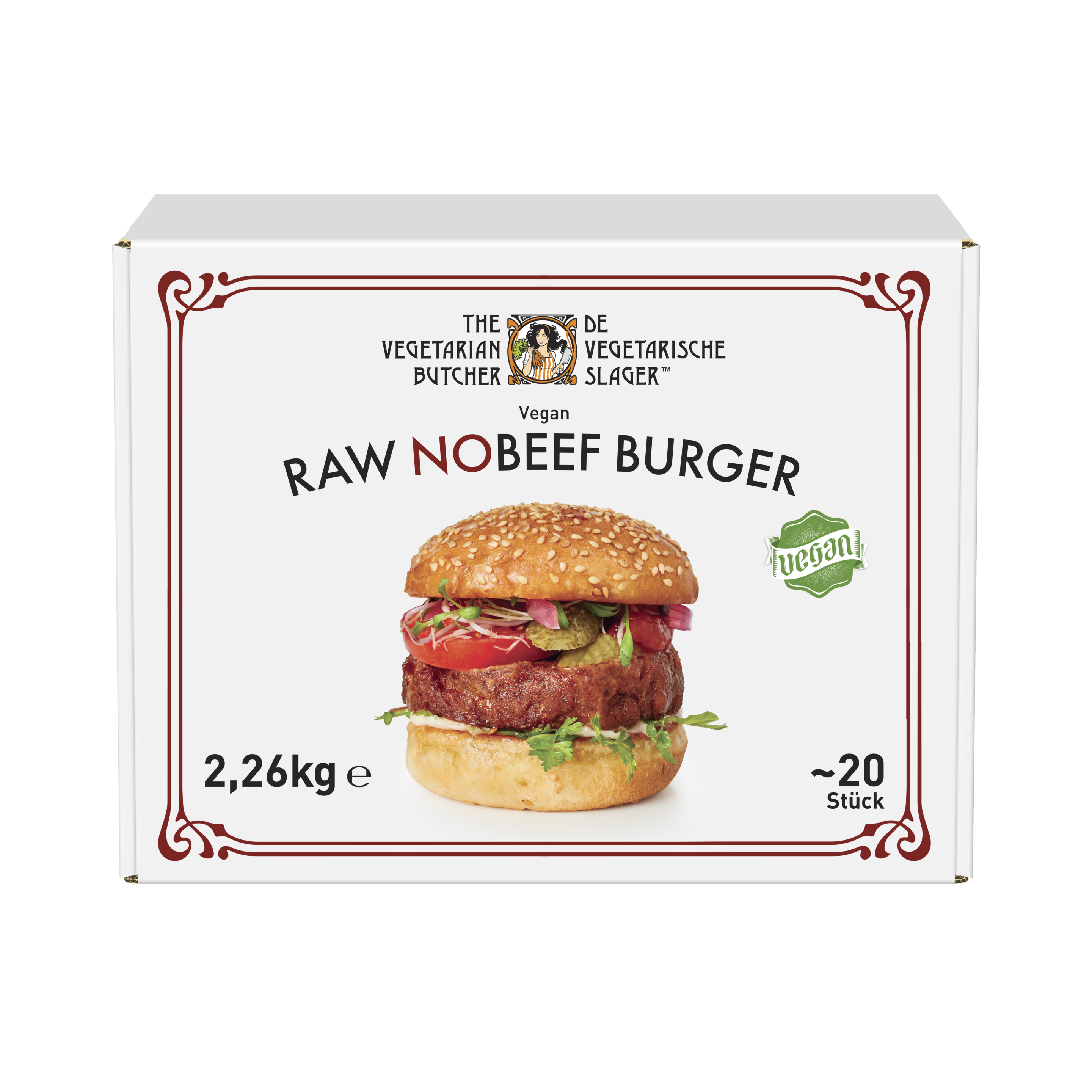 The Vegetarian Butcher - Raw NoBeef Burger