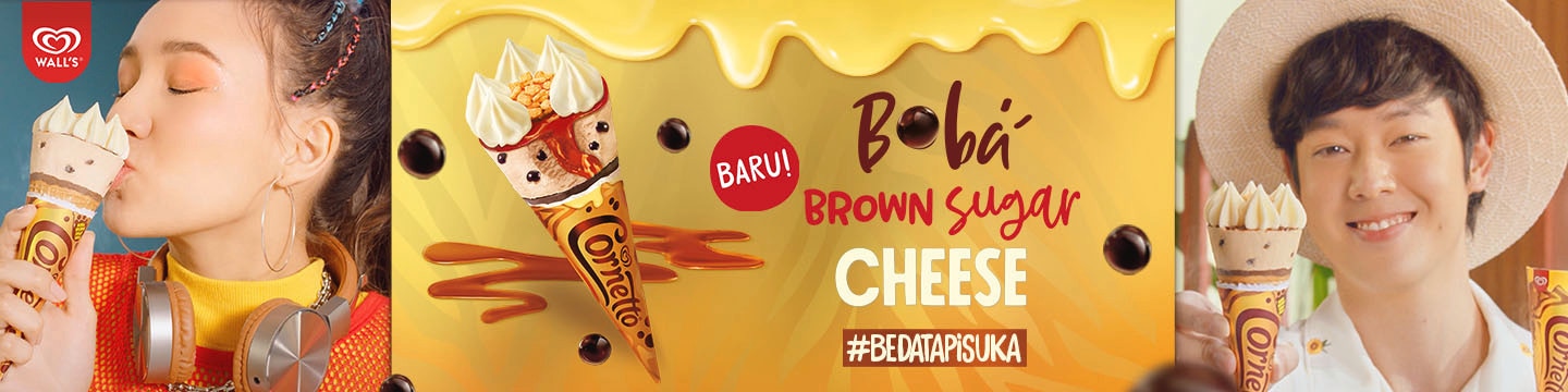 Cornetto Boba brown sugar cheese #edatapisuka