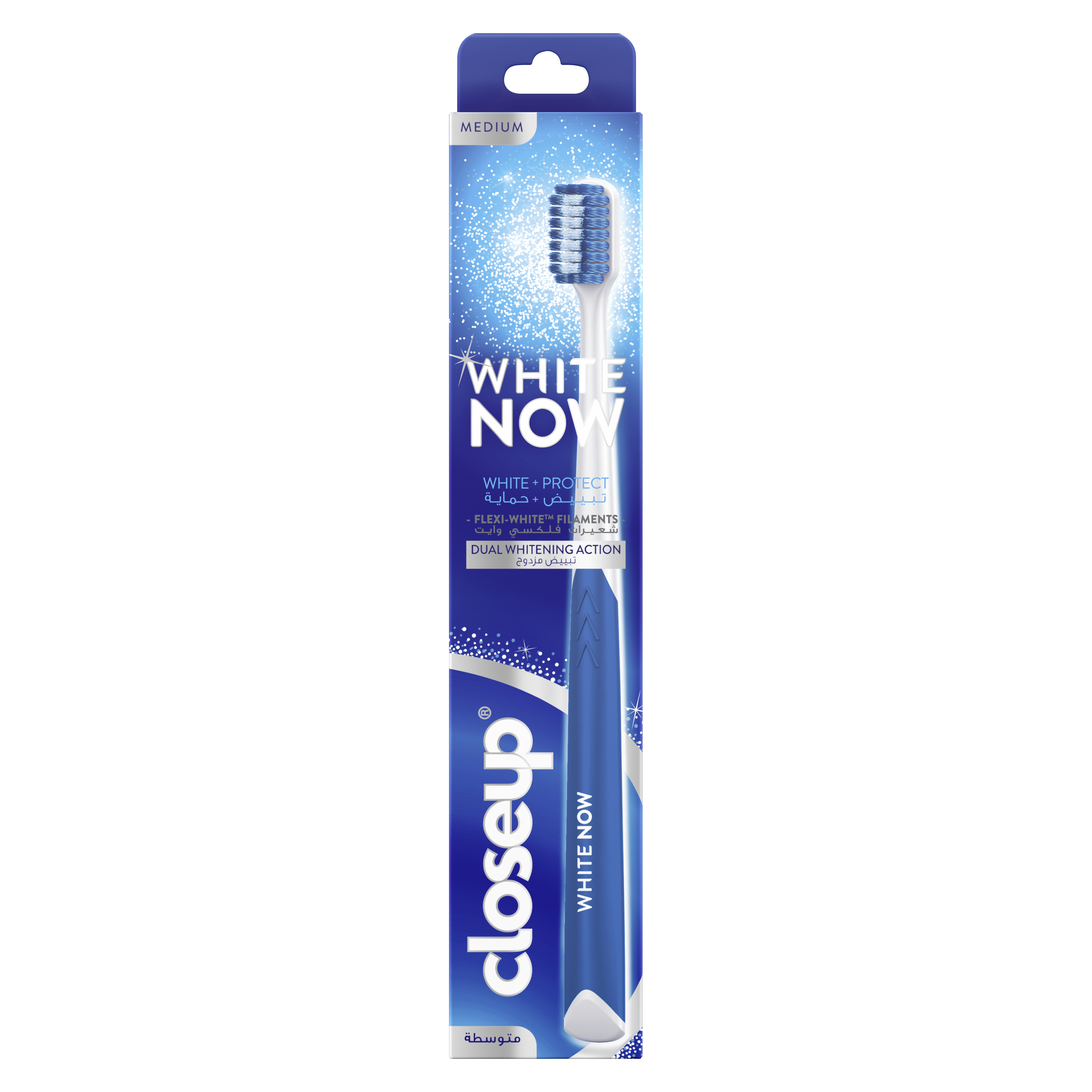 Closeup White Now Toothbrush White Protect Medium Toothpaste For   37874336 