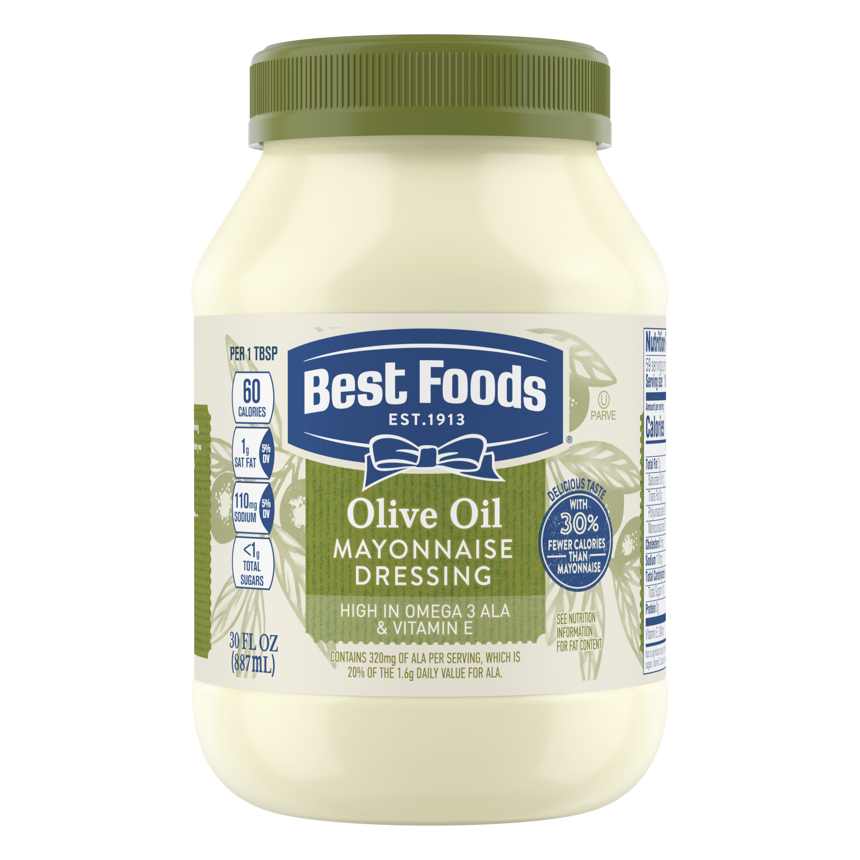 Best Foods Mayonnaise Dressing with Olive