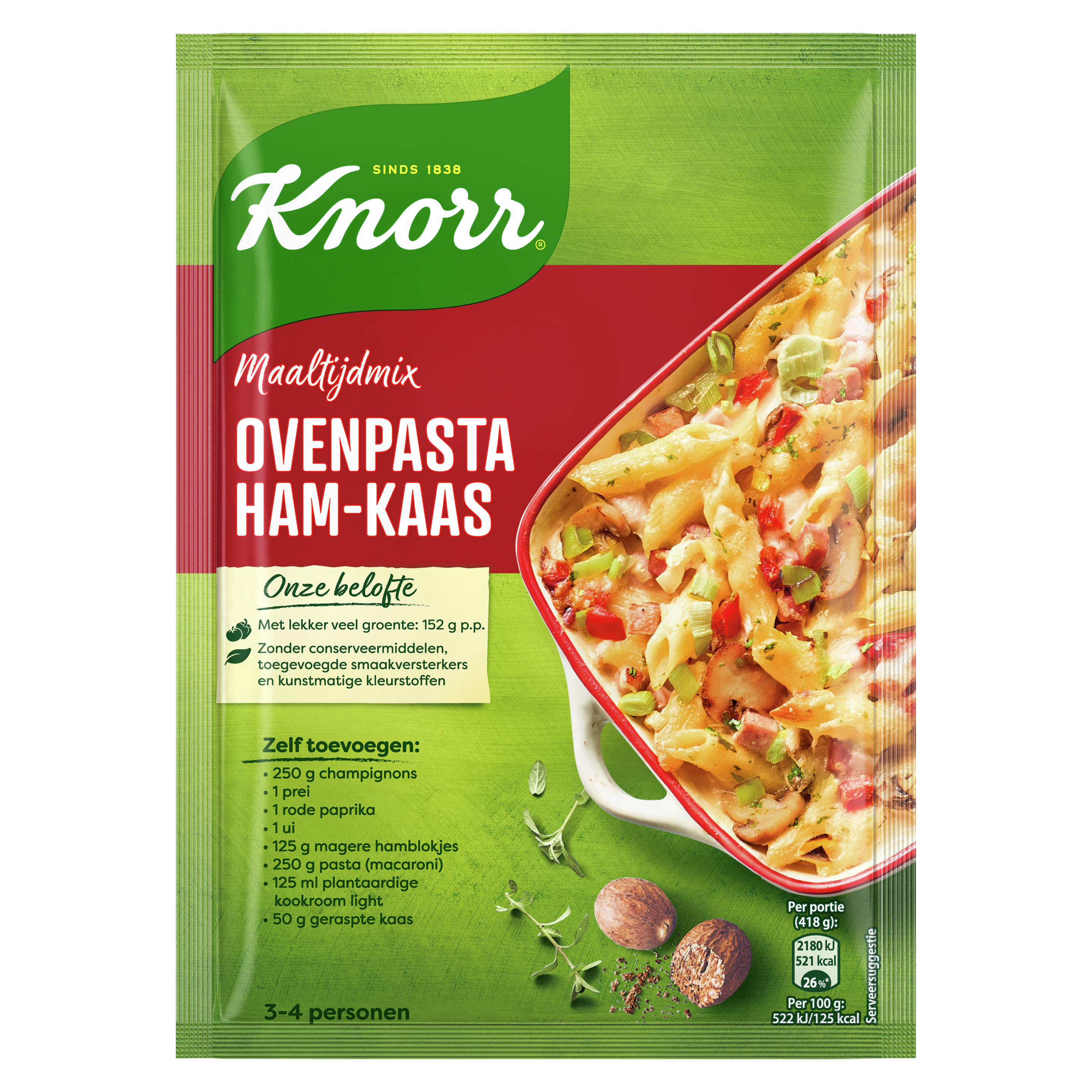 Mix voor Ovenpasta Ham-Kaas