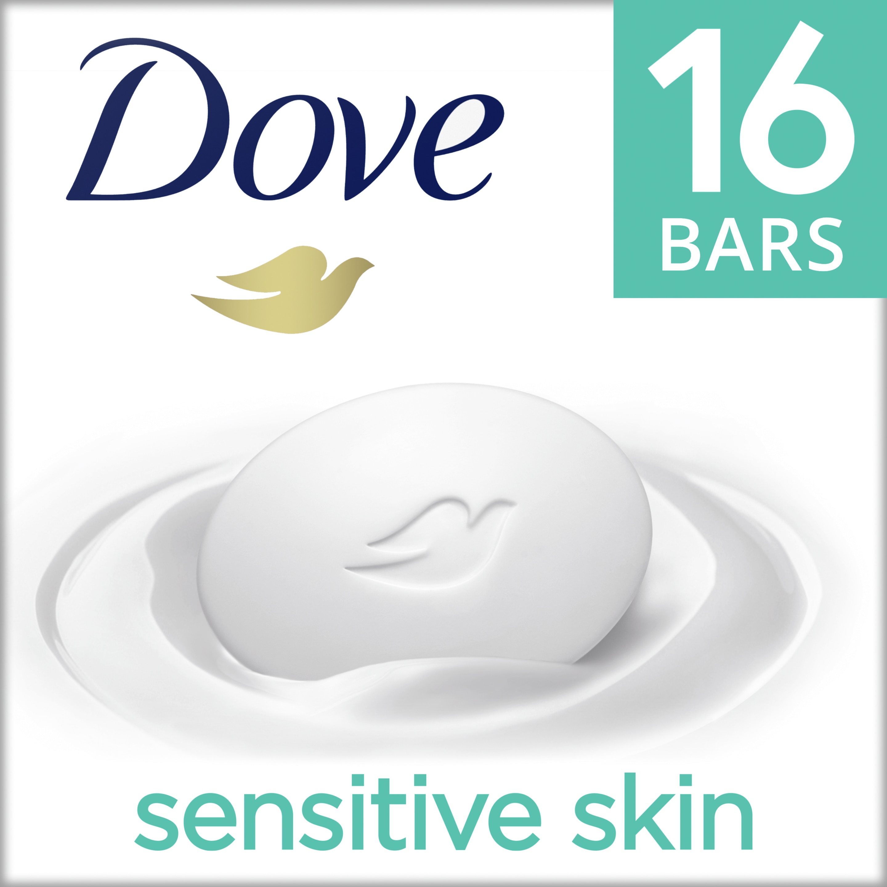 Dove Sensitive Skin Beauty Bar 3.75 oz 16pk