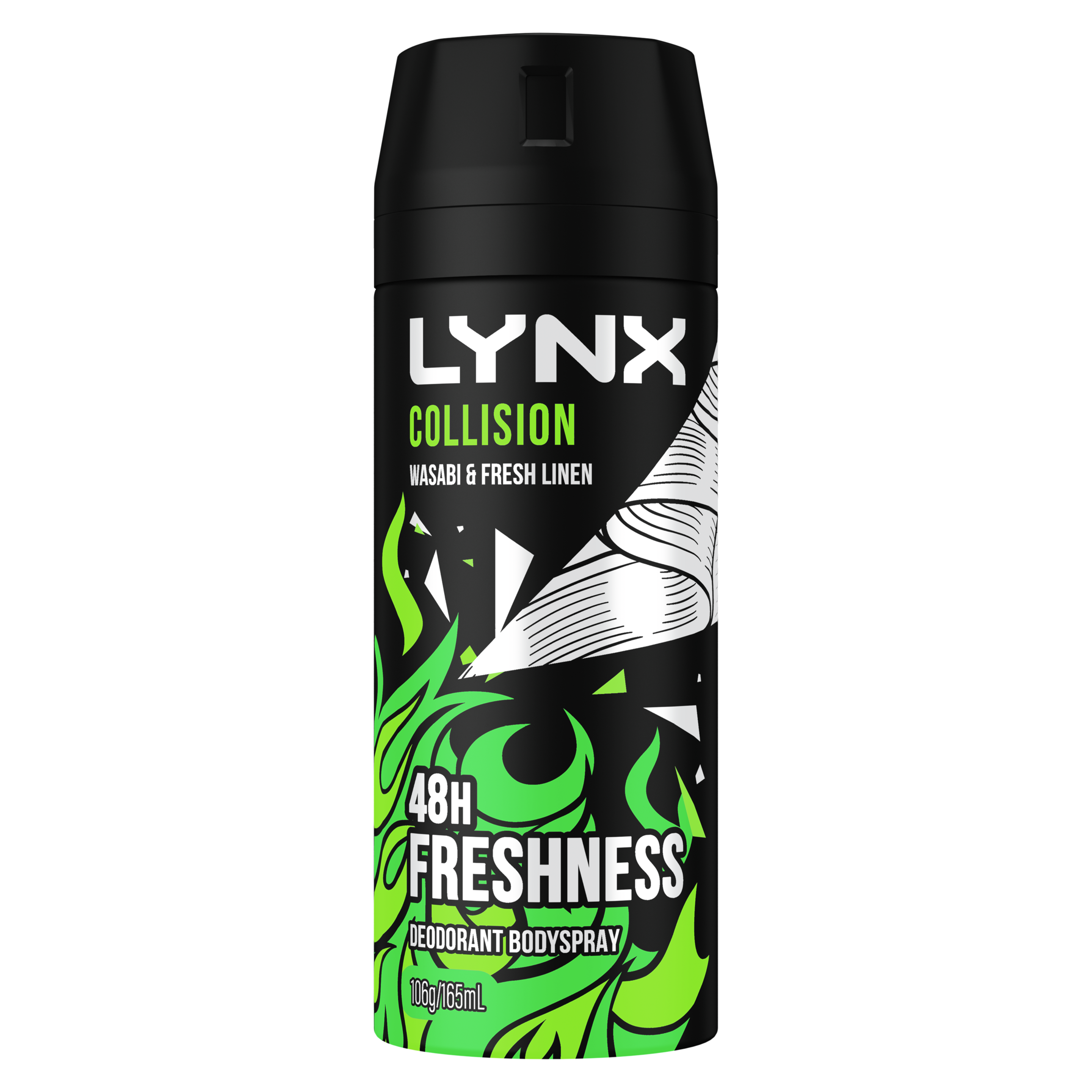 Lynx Collisions Wasabi + Fresh Linen Body Spray