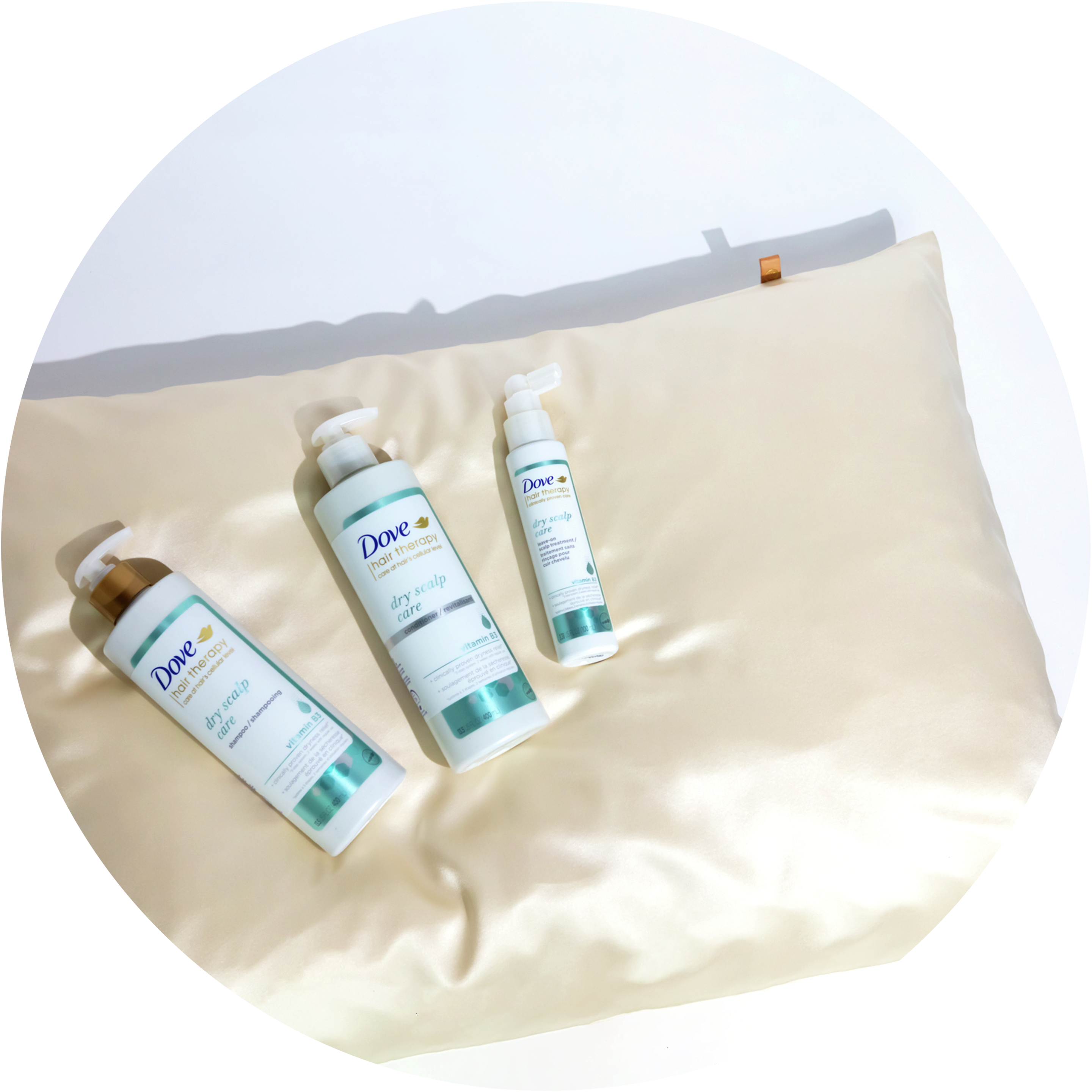 Dove Hair Therapy Dry Scalp Care + Silk Pillowcase