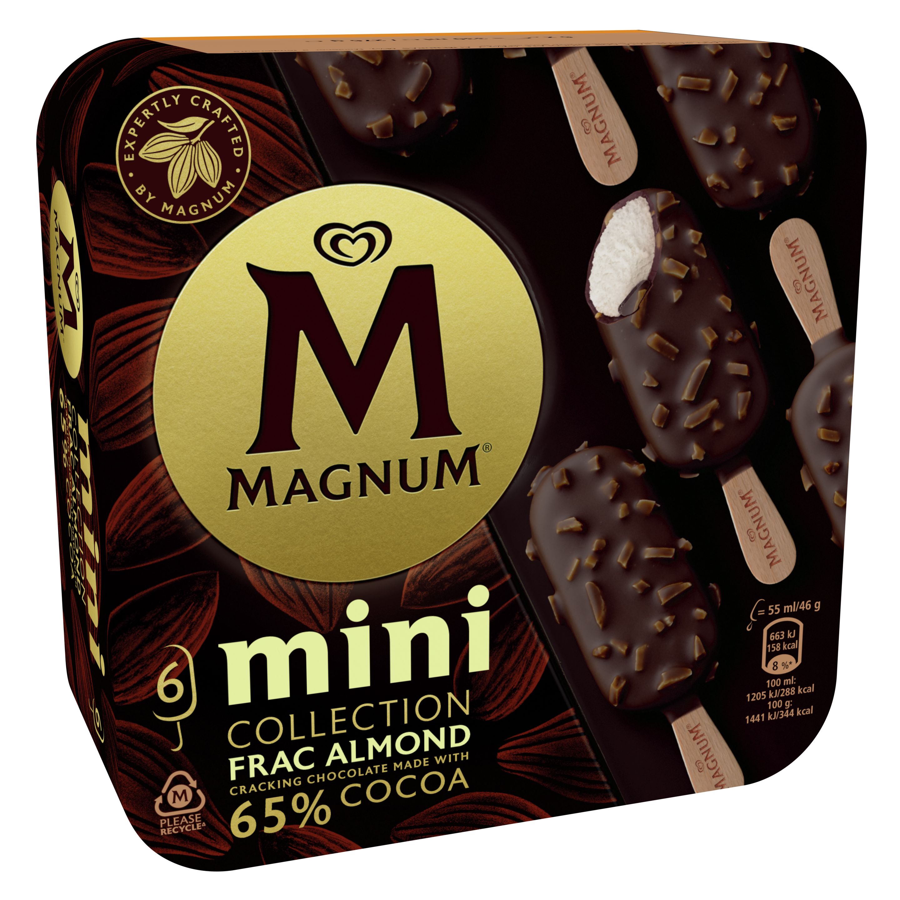 Magnum Mini Frac Almond x6