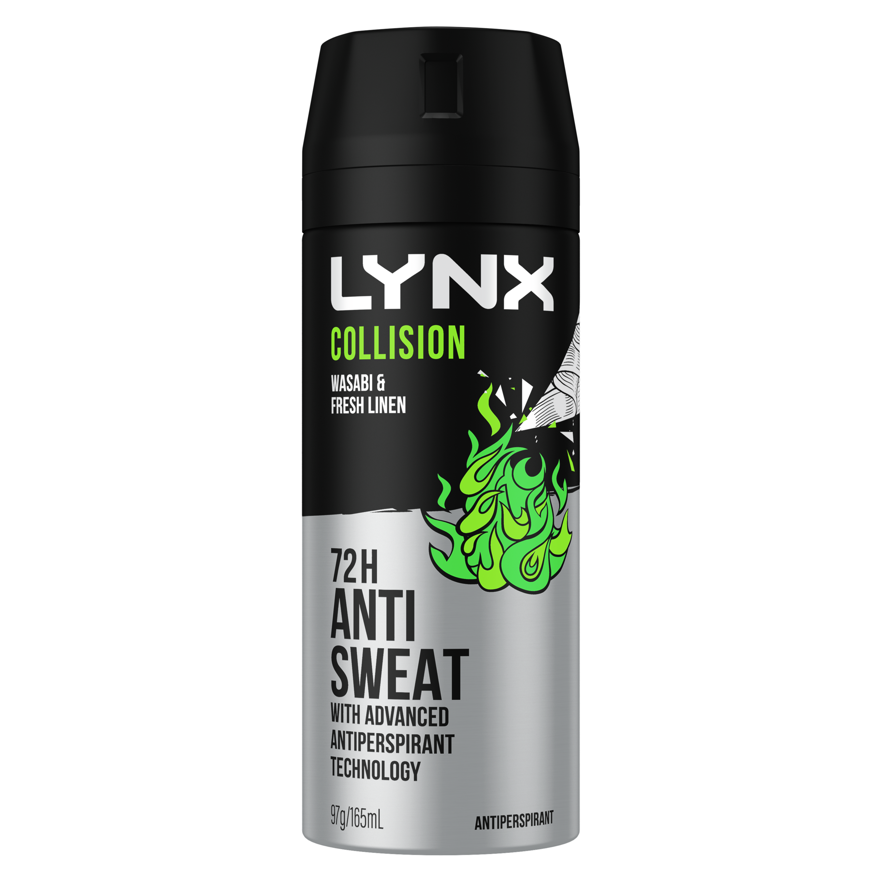 Lynx Collisions Wasabi + Fresh Linen Antiperspirant