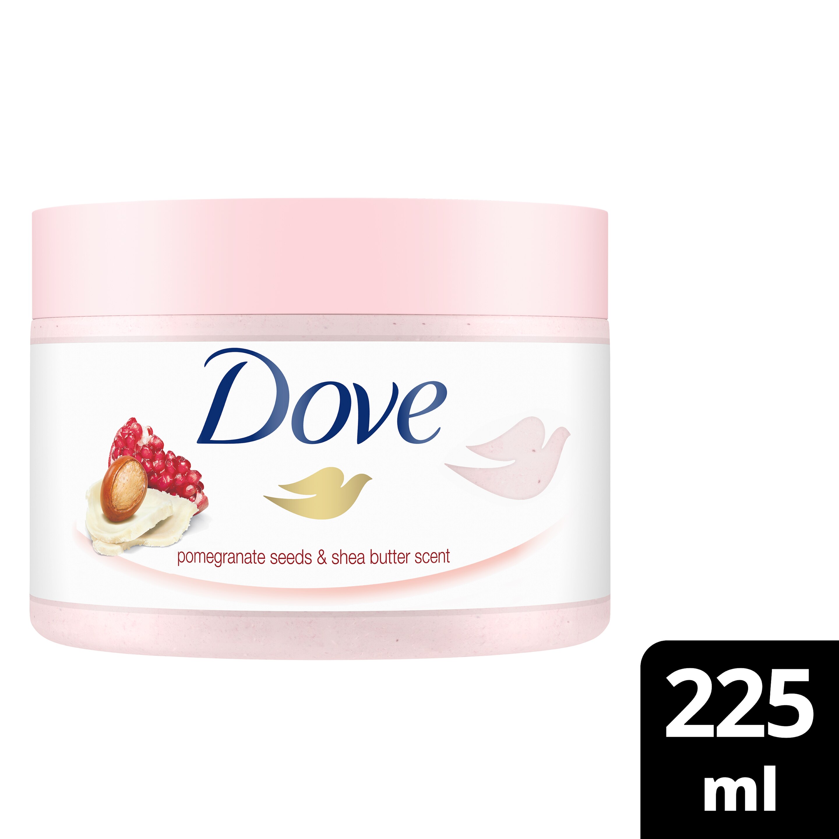 Dove Pomegranate Seeds & Shea Butter Body Scrub 225ml