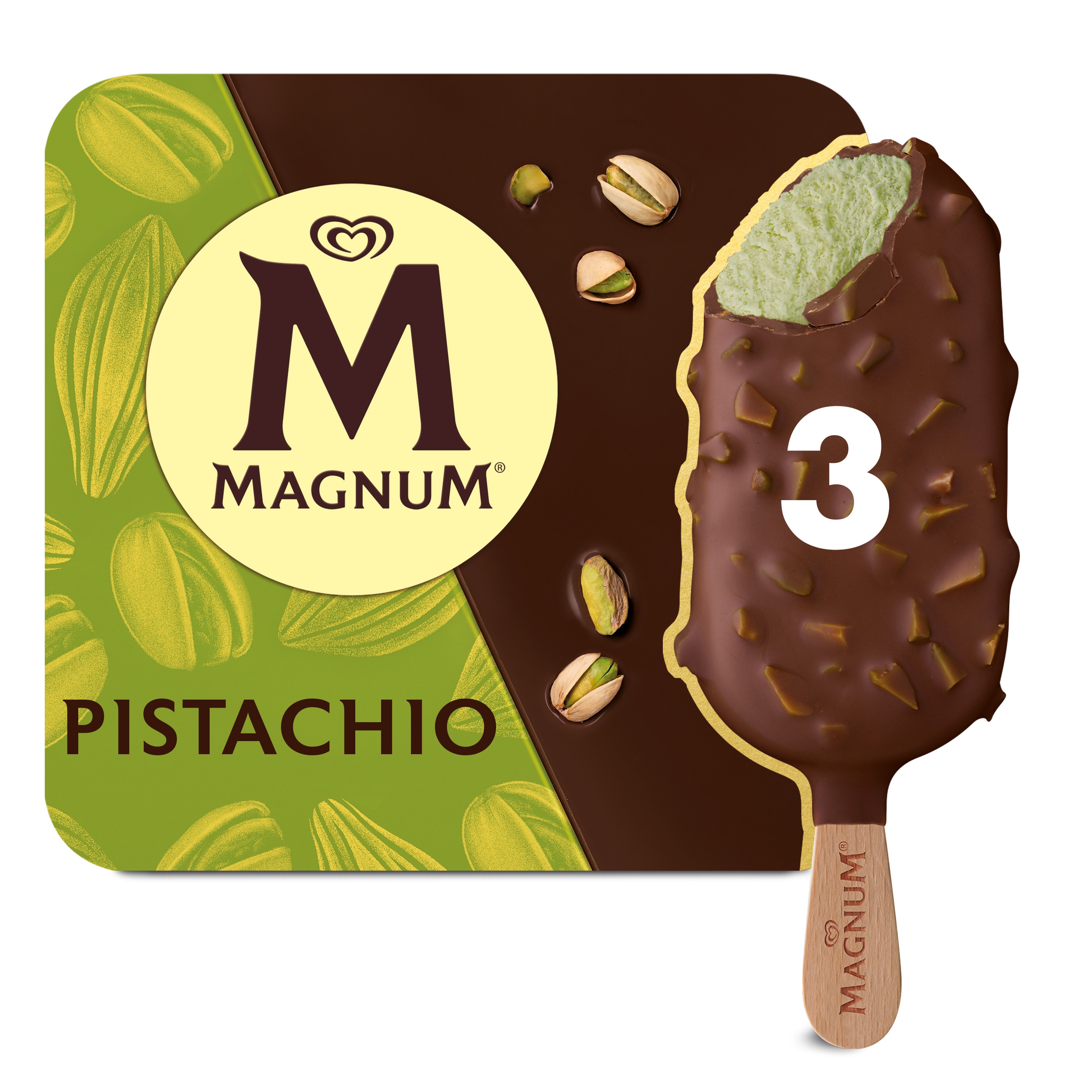 Magnum Collection Pistachio Ice Cream 3 x 100ml