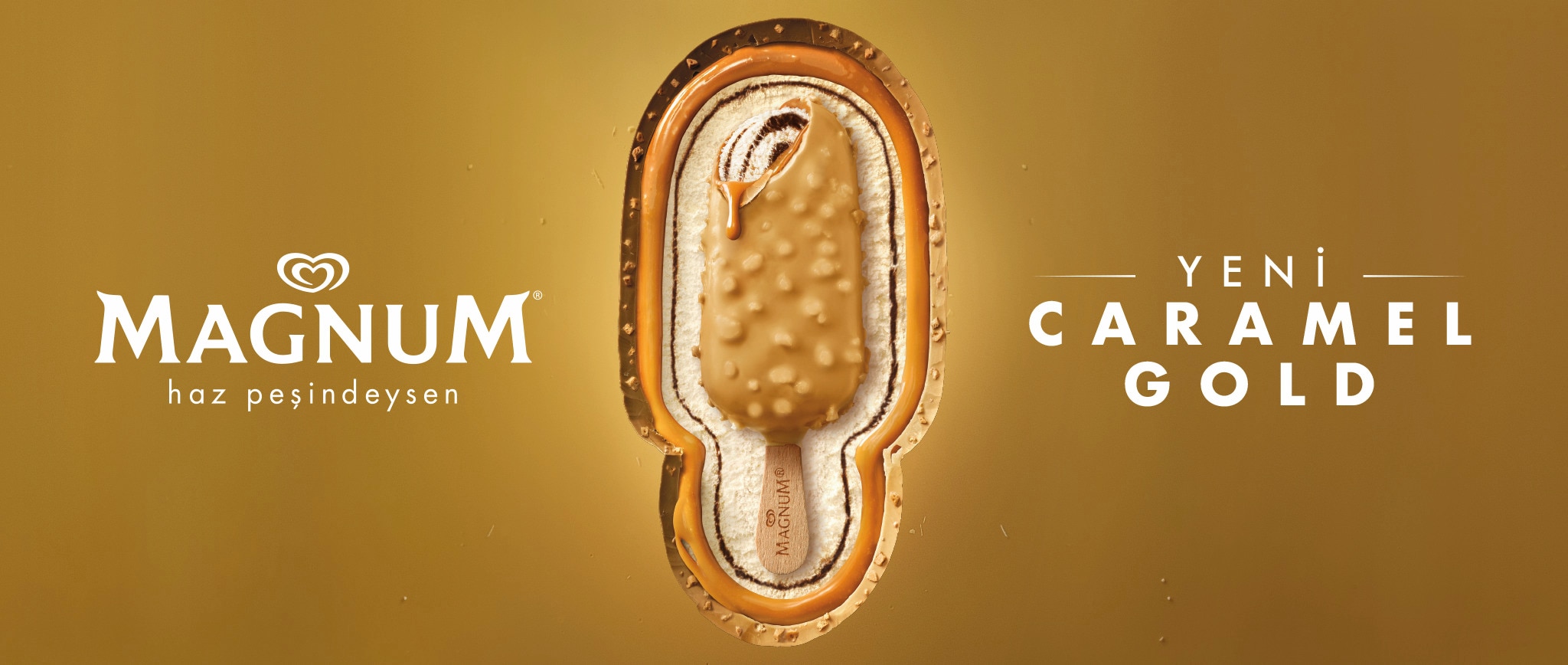 Yeni Magnum Caramel Gold