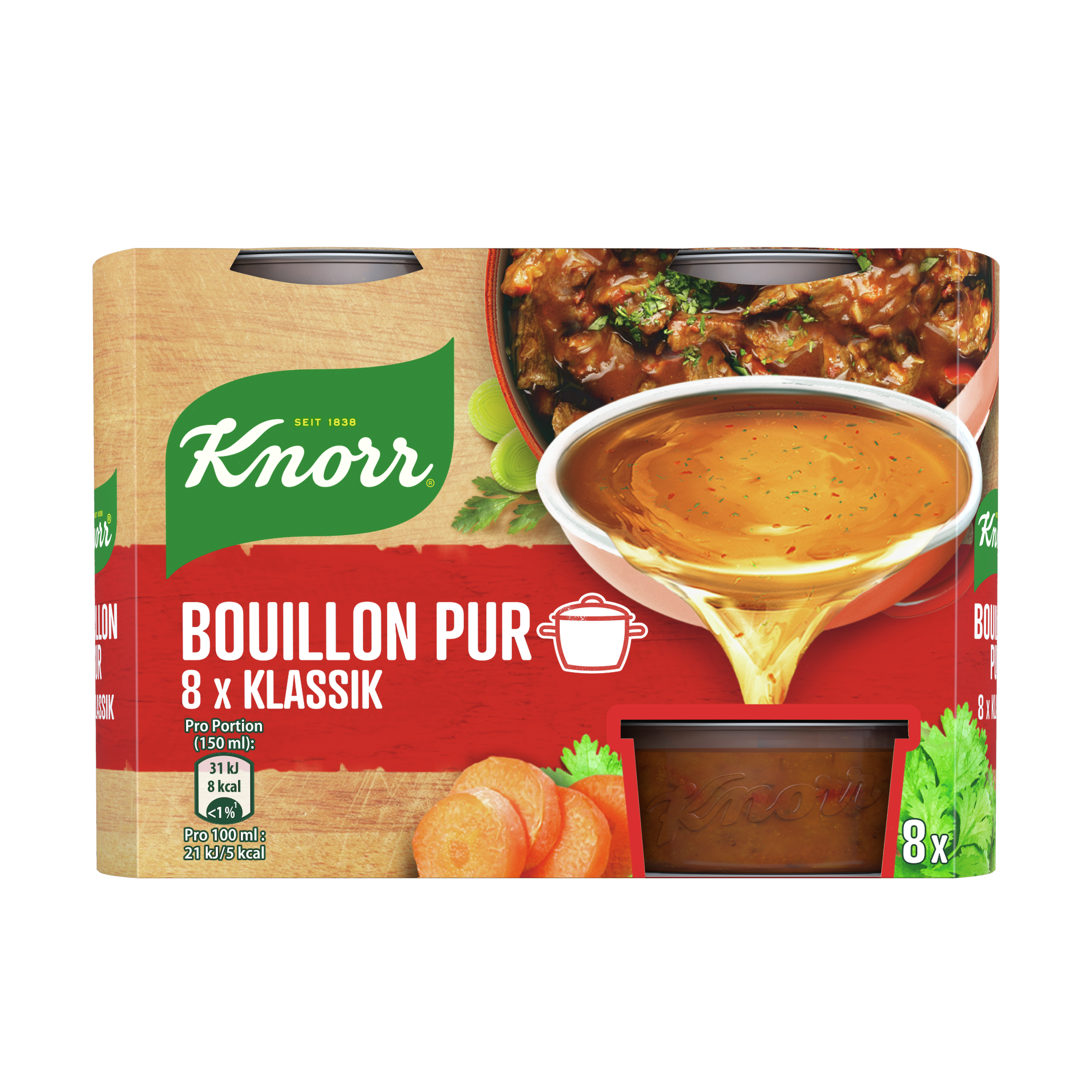 Knorr Bouillon Pur Klassik Bouillon 27 Portionen