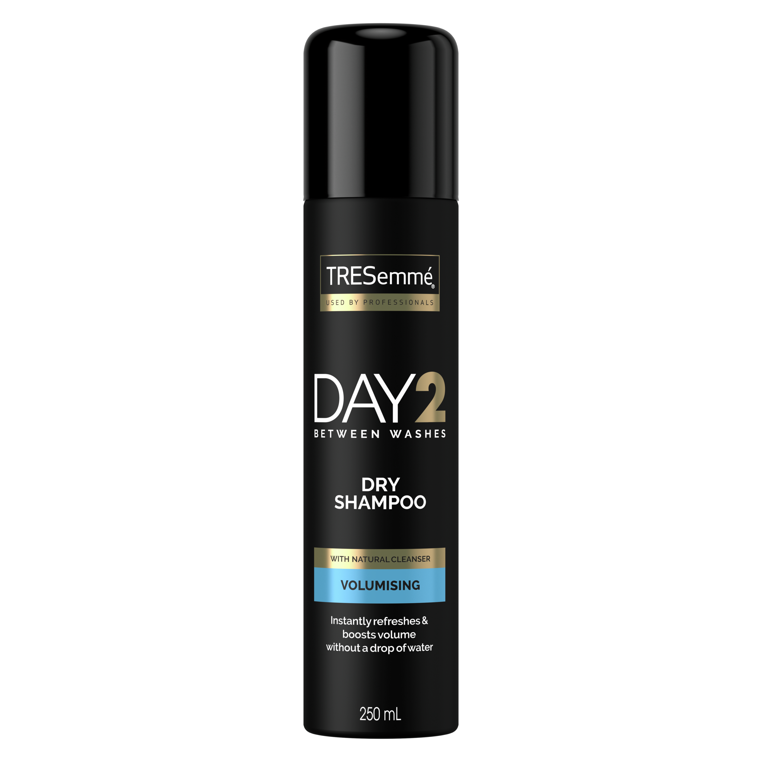 A can of TRESemme Day 2 Volumising Dry Shampoo For Oily Hair front of pack