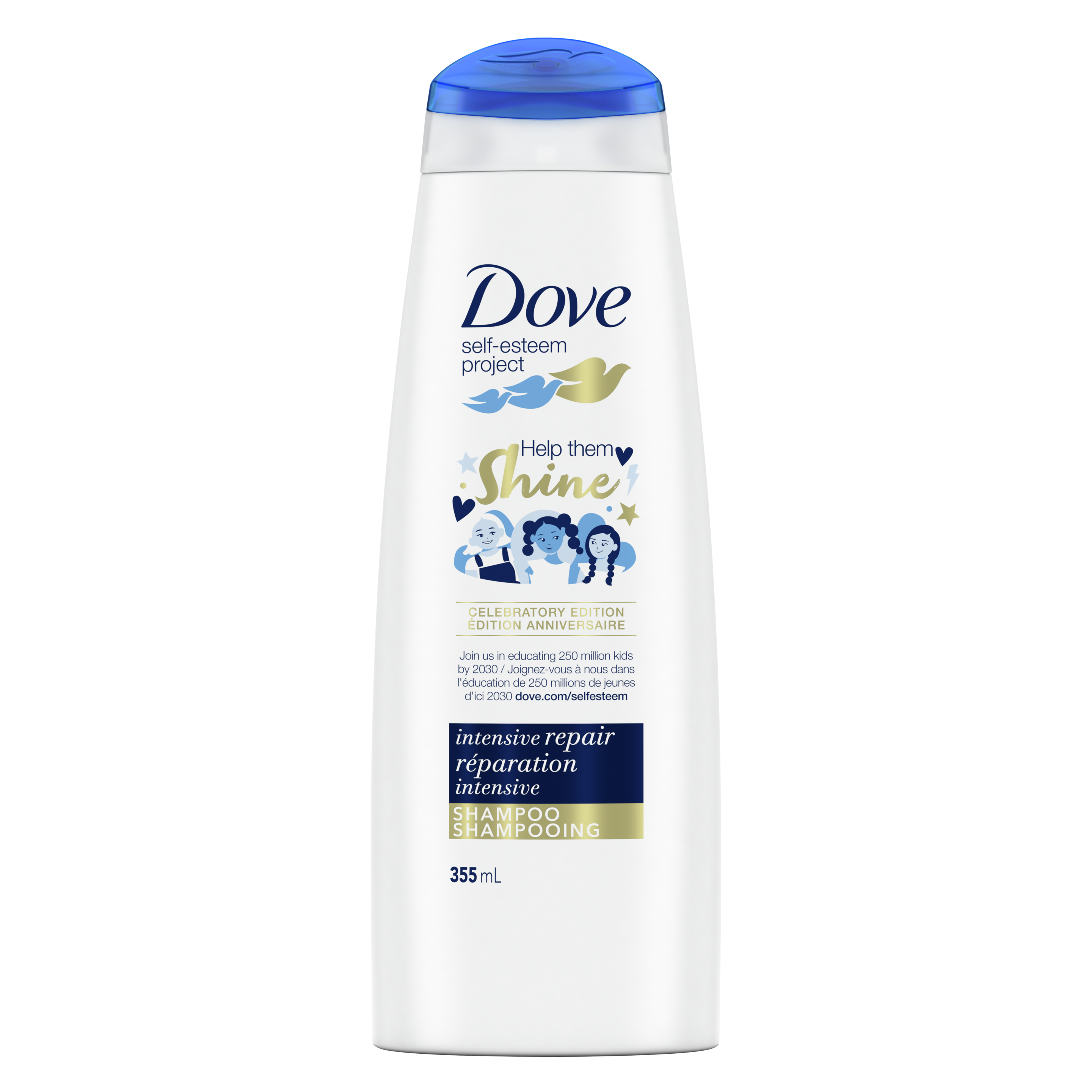 Dove Intense Repair Shampoo for Damaged Hair - 360ml