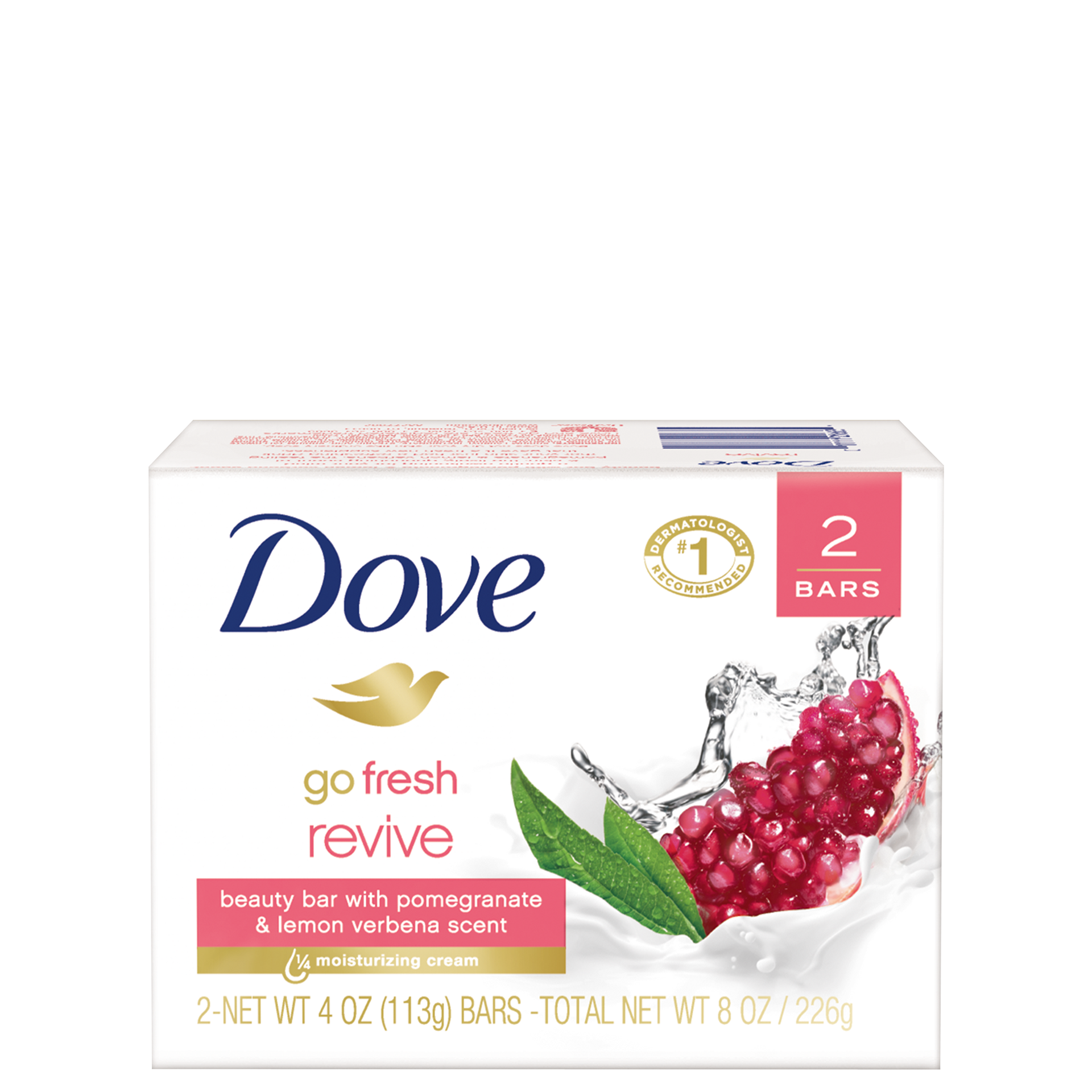 Dove Go Fresh Revive Beauty Bar 4 oz 2 Bar