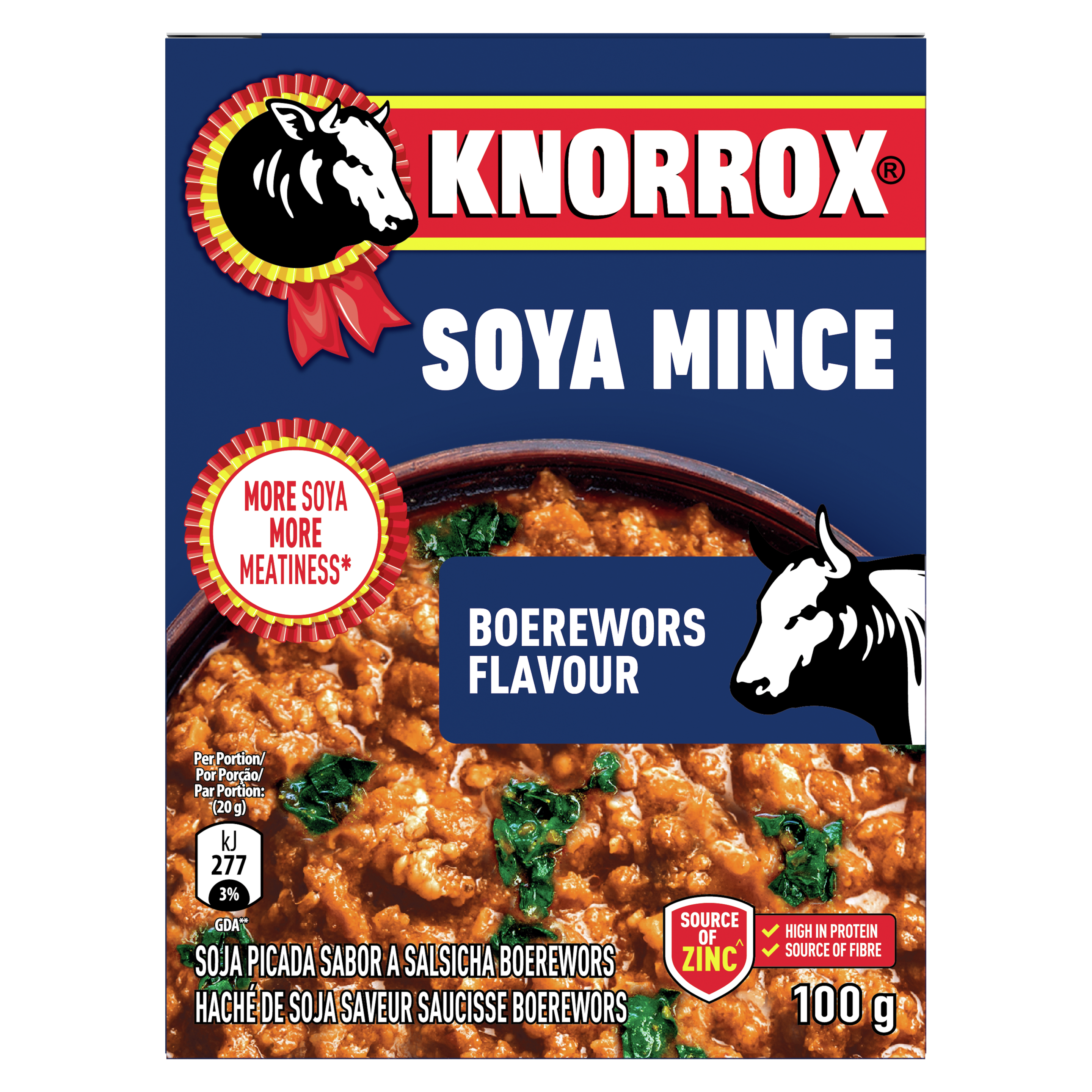 Knorrox Boerewors Flavoured Soya Mince