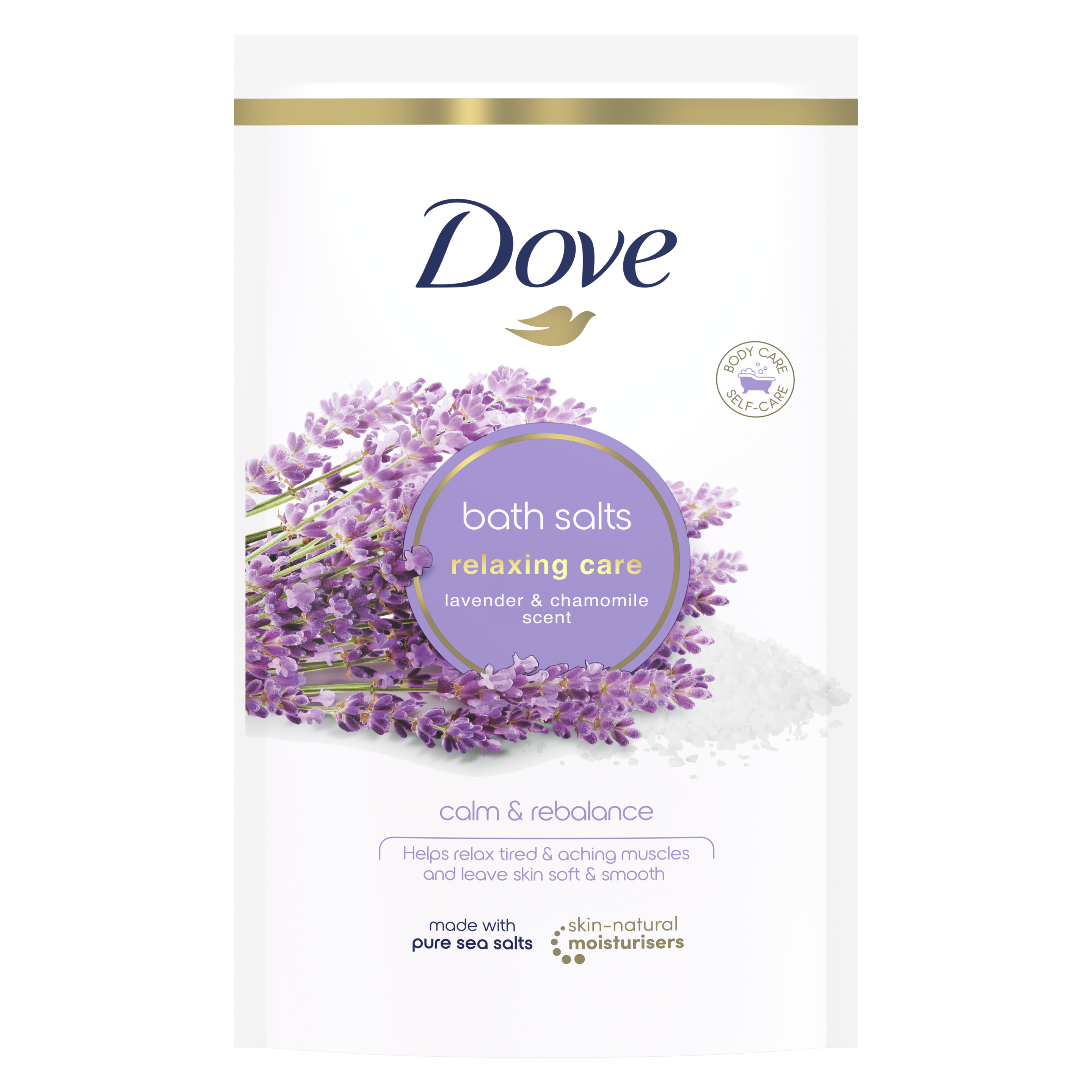 Dove Lavender & Chamomile Relaxing Care Bath Salts 900g