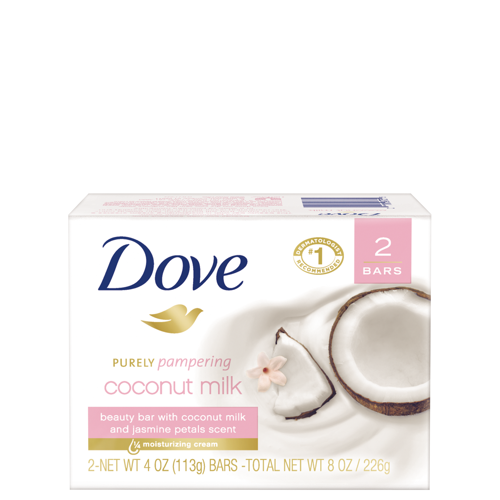 Dove Purely Pampering Coconut Milk Beauty Bar 2 bar 4 oz