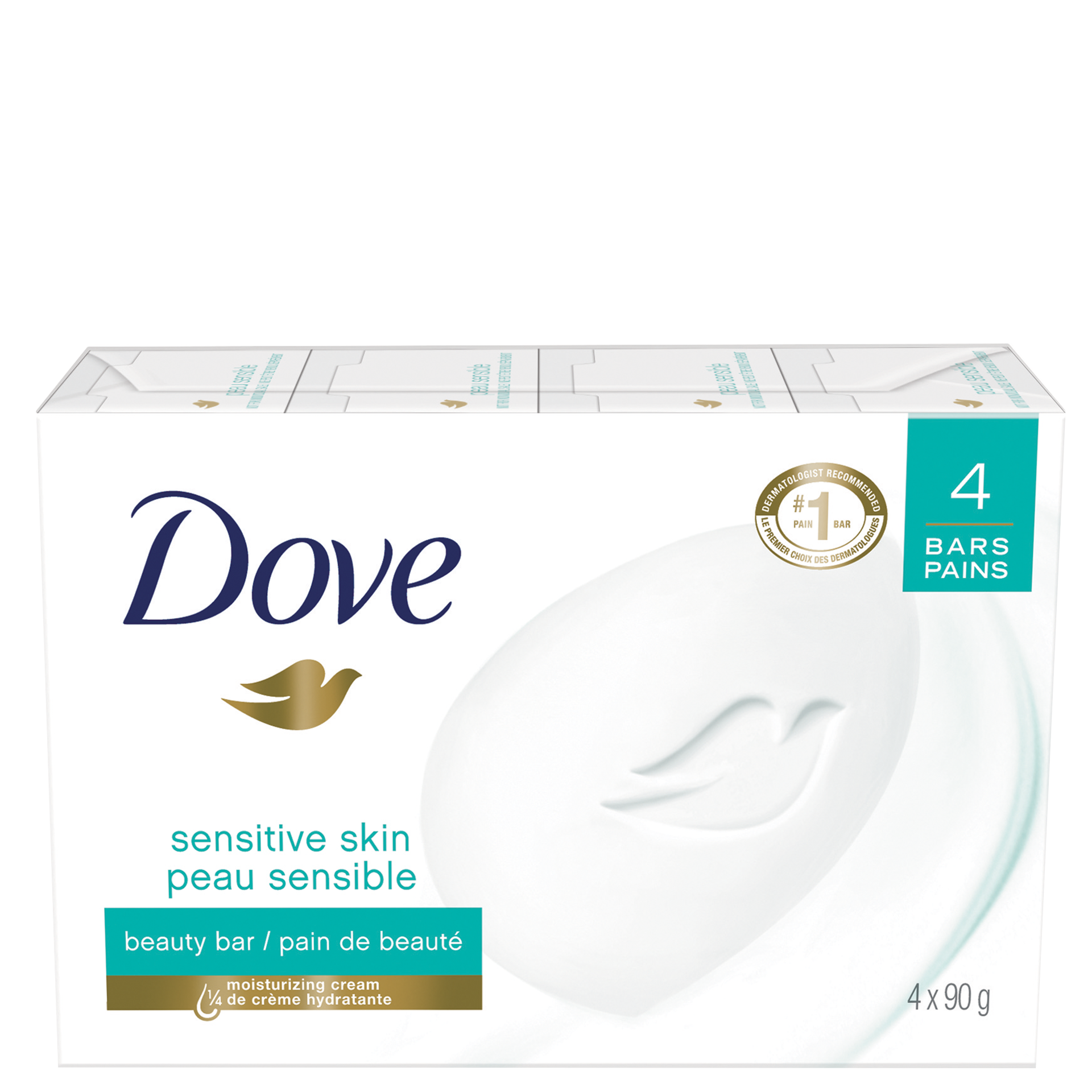 Pain de beauté Peau sensible 4 x 90 g