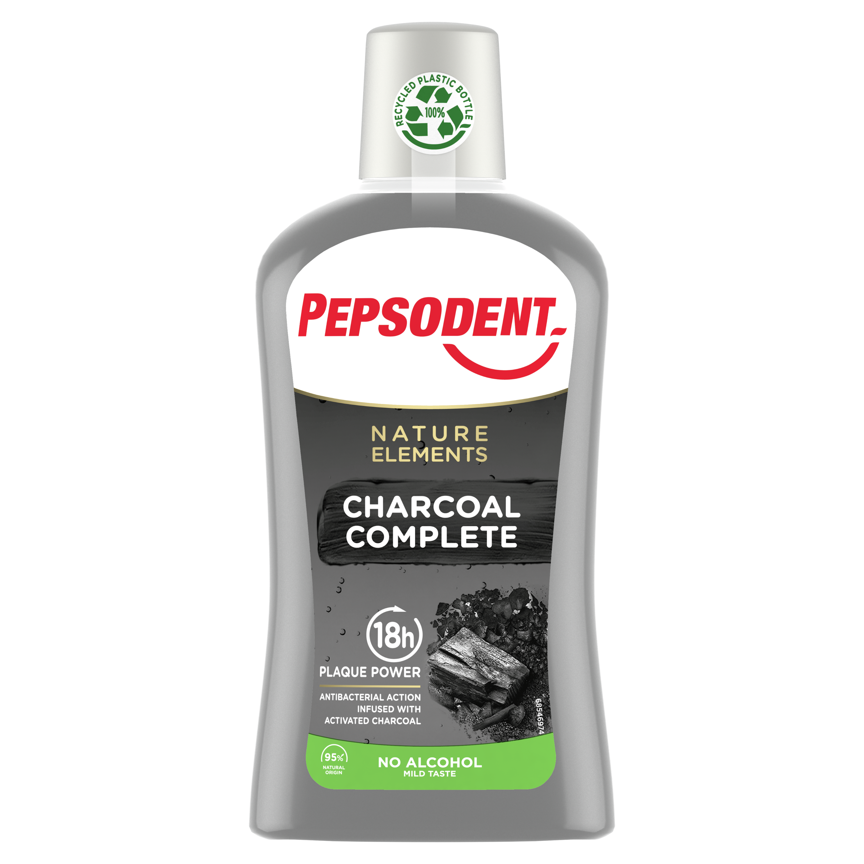 Pepsodent  Charcoal Complete Suuvesi  Alkoholiton   500 ml