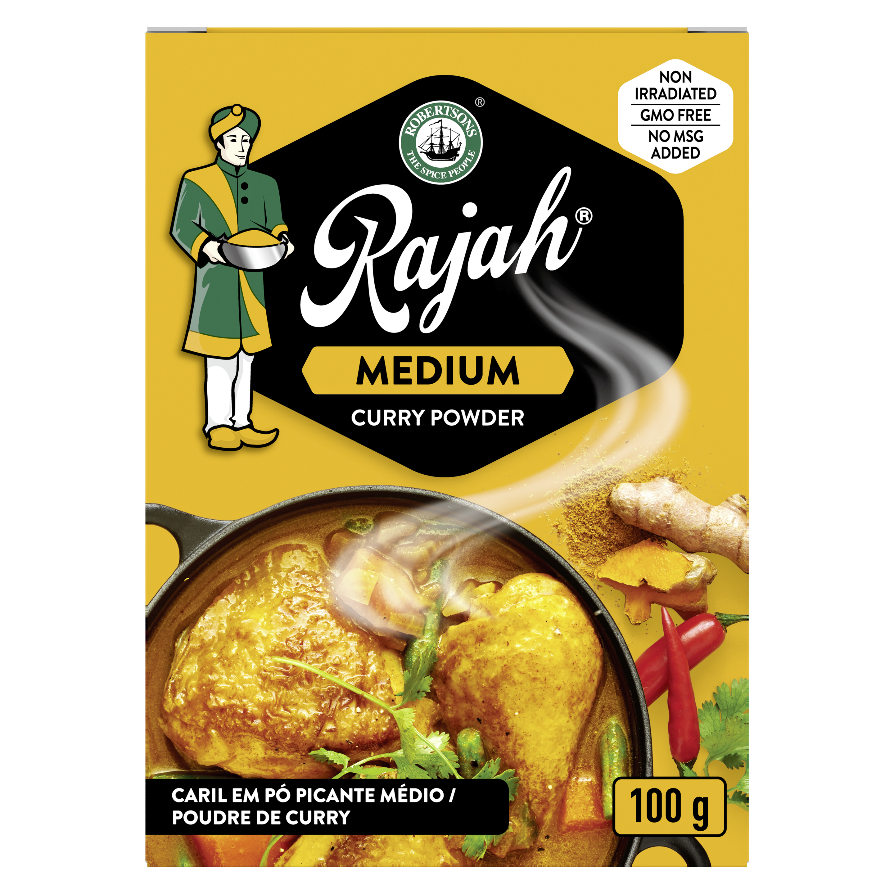 Rajah Medium Curry Powder 100gr