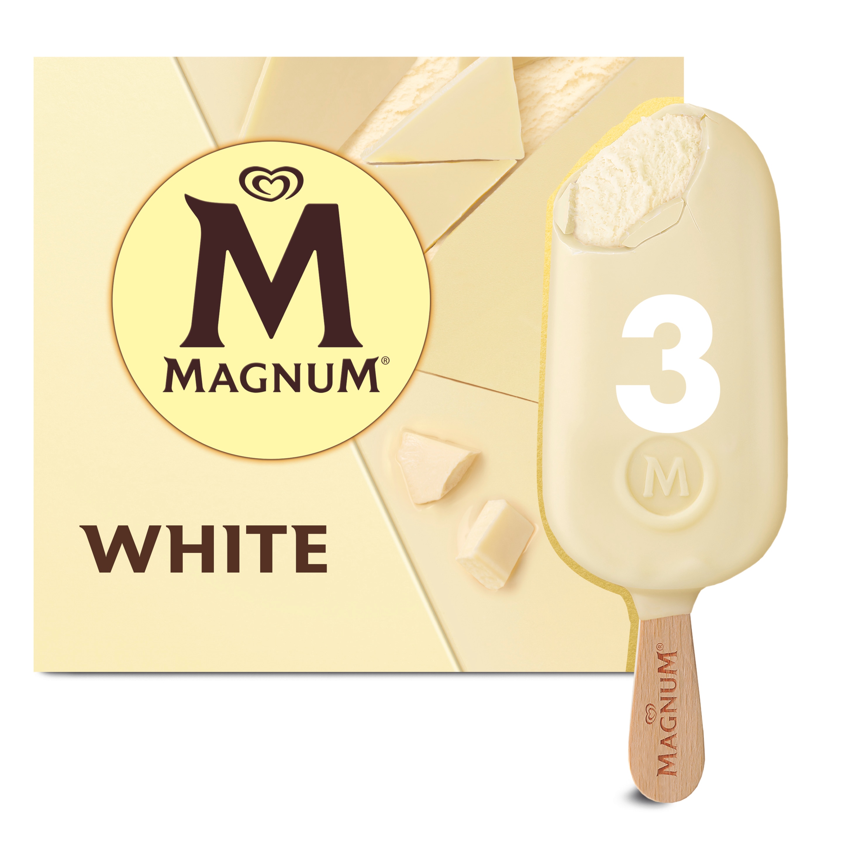Magnum  Ice Cream Bar  White kosher