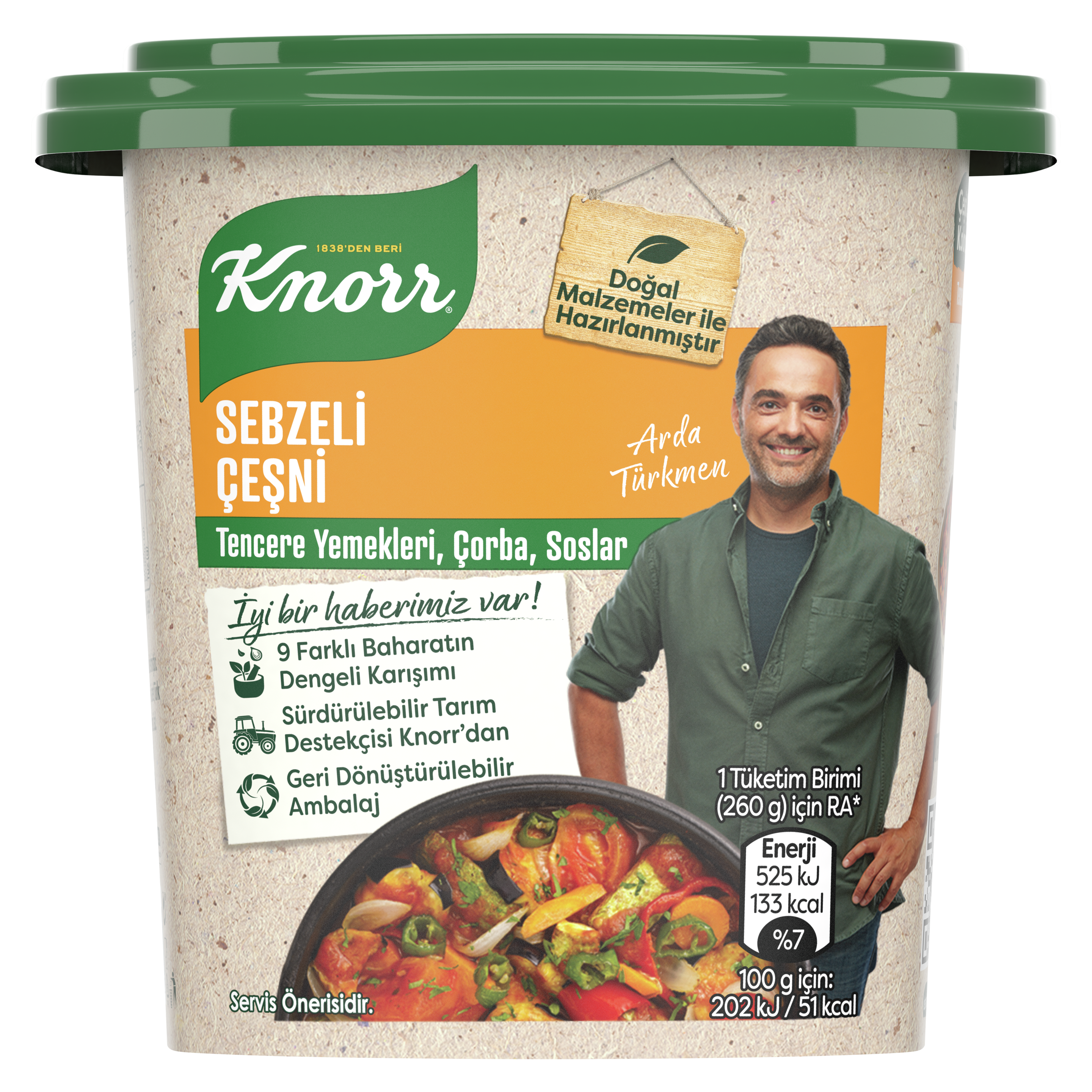 Knorr Tencere Yemekleri İçin Baharatlı Çeşni