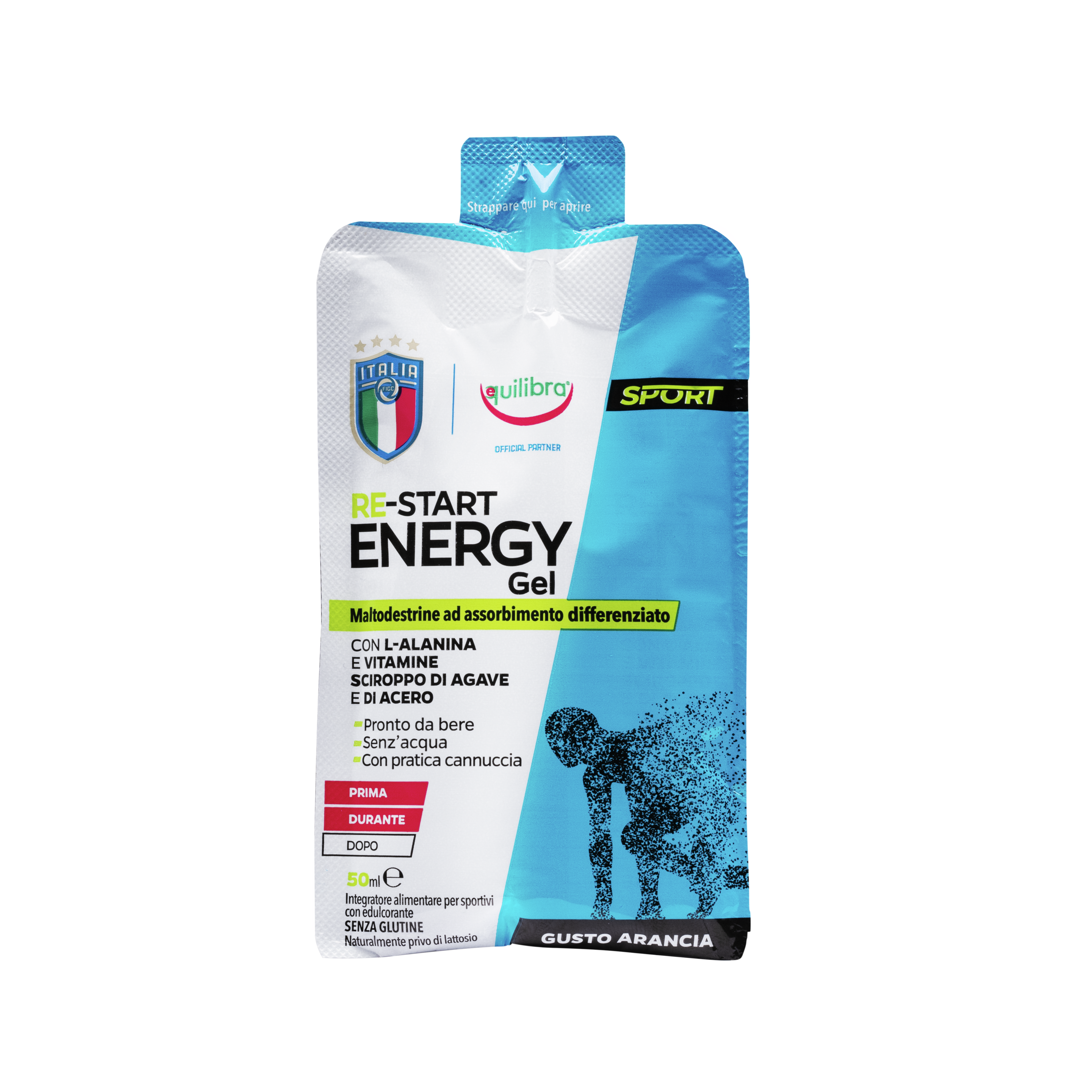 Re-Start Energy gel Equilibra<sup>®</sup> -  busta mopak - 50ml