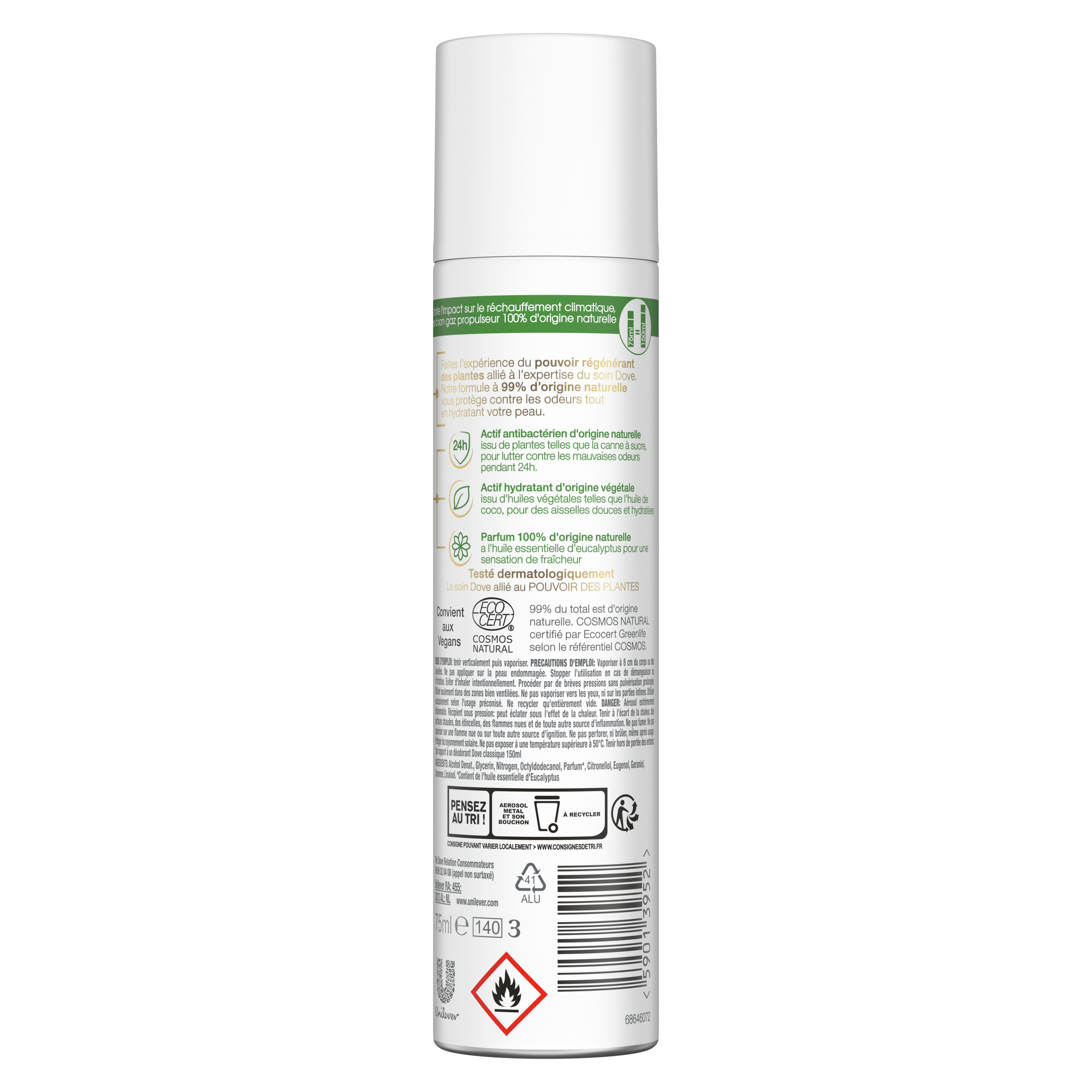 Pouvoir des Plantes - Déodorant éco-spray Eucalyptus 75ml