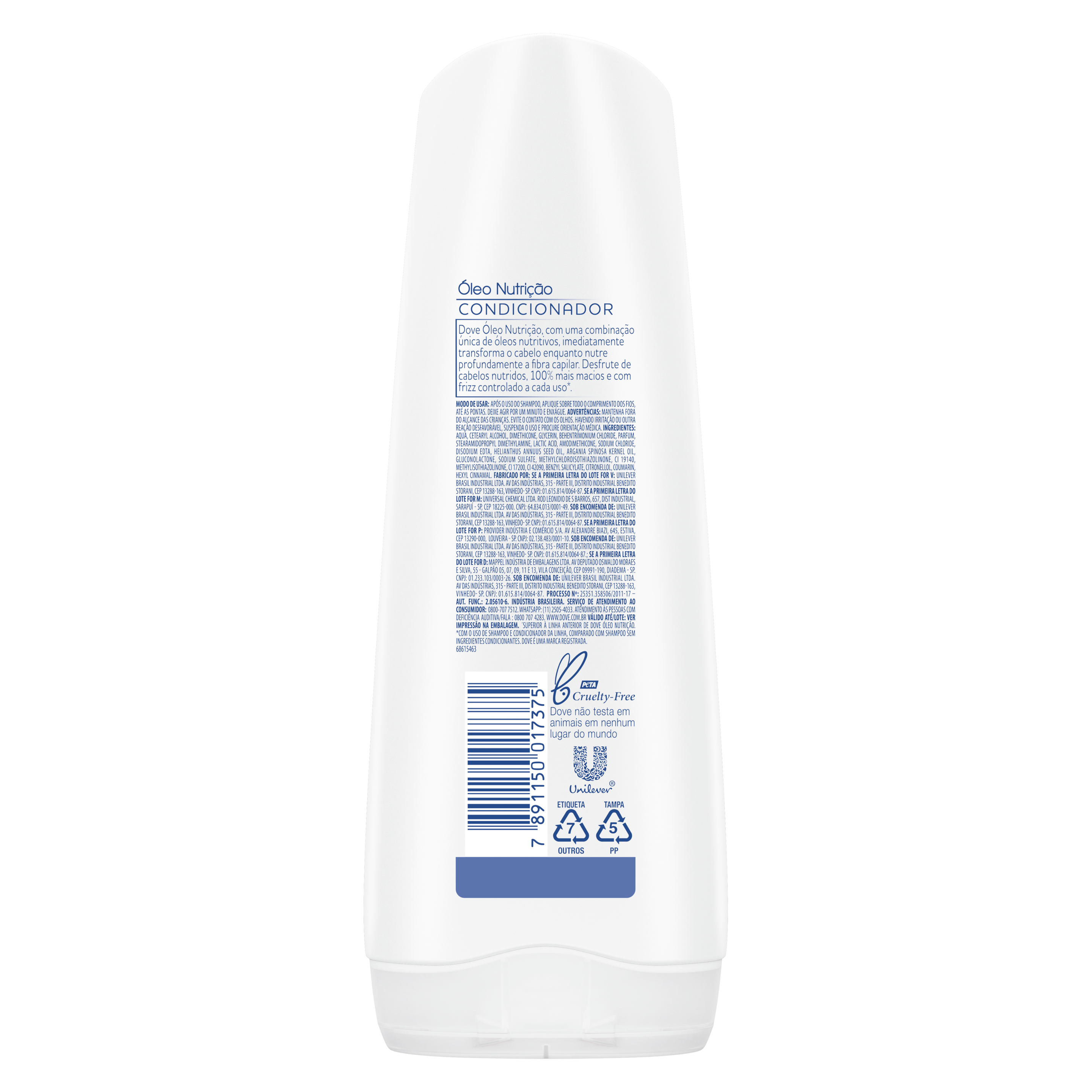 Condicionador Dove Óleo Nutrição 200ml