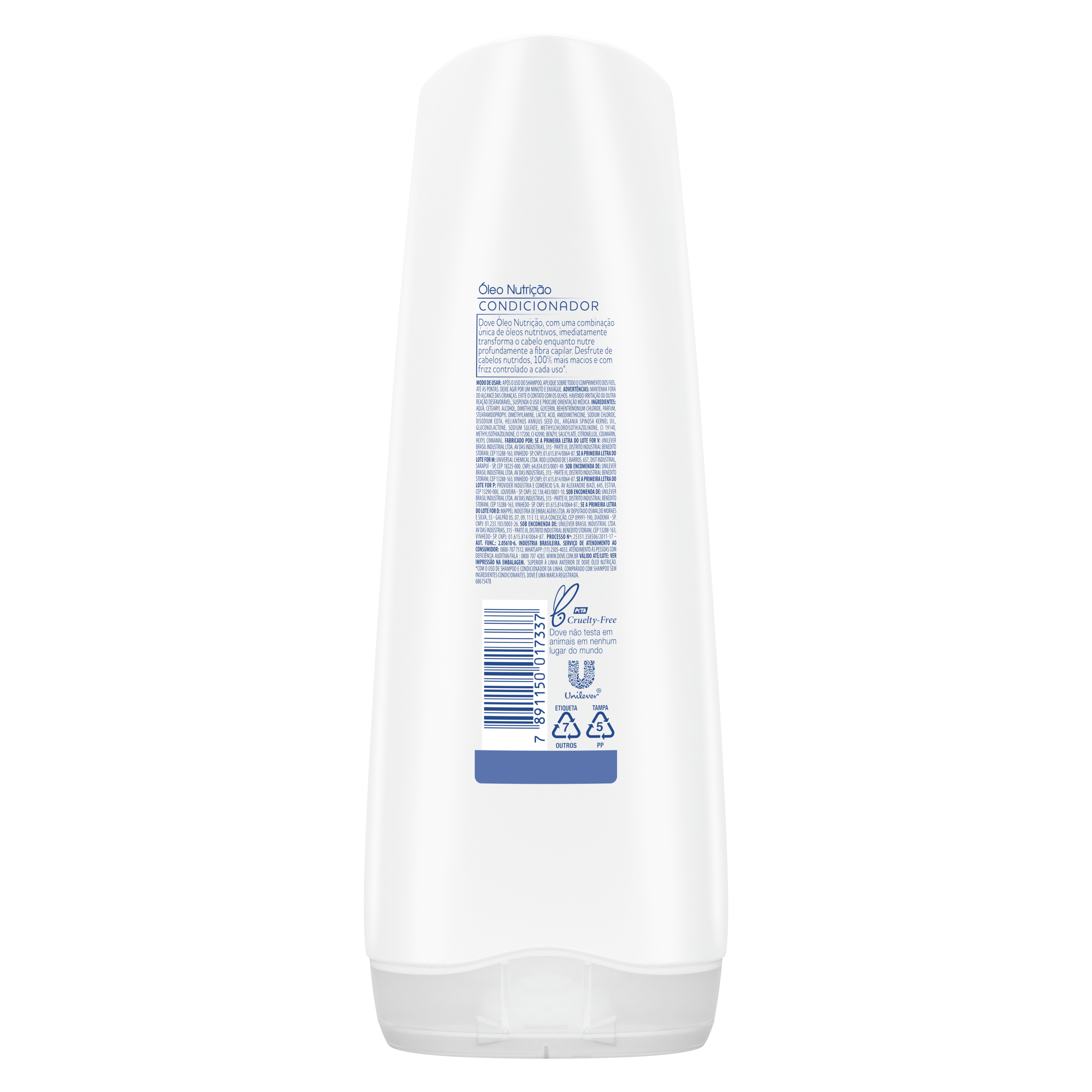 Condicionador Dove Óleo Nutrição 200ml
