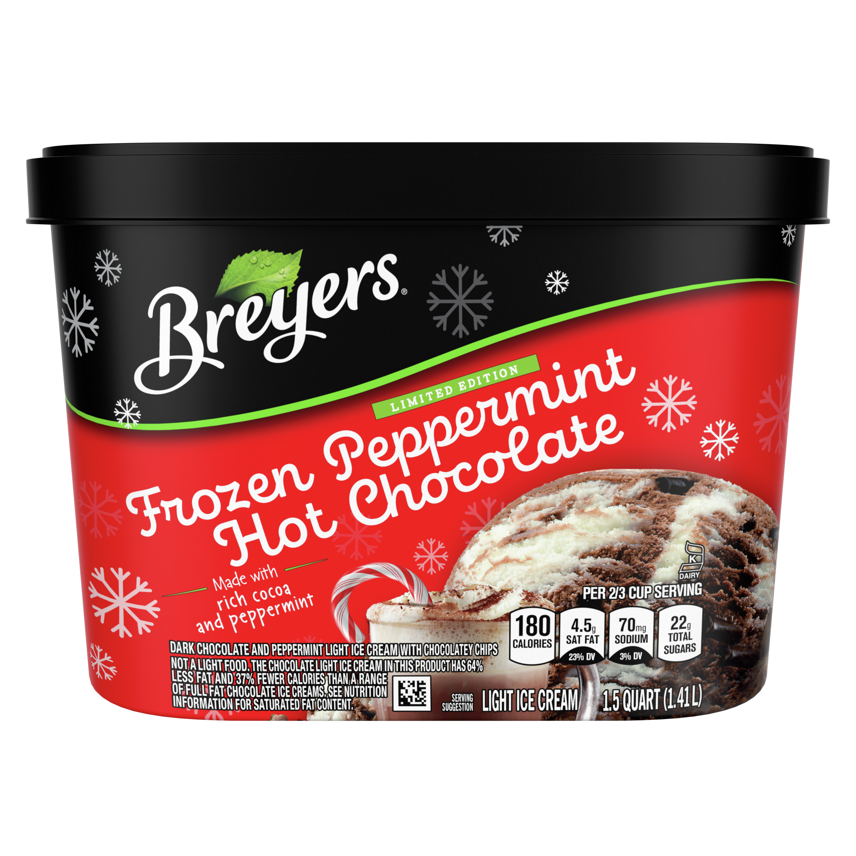 Breyers Frozen Peppermint Hot Chocolate