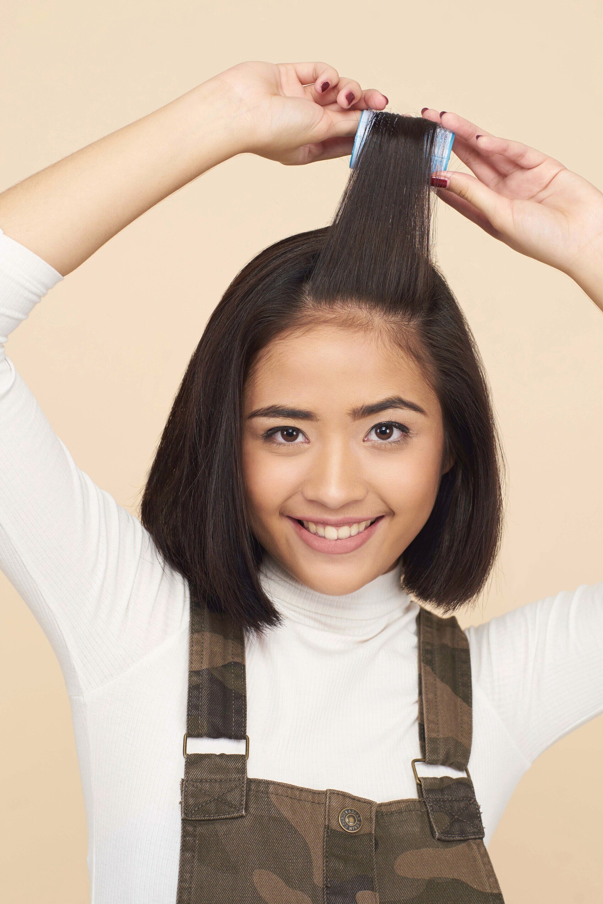 wanita asia cara memakai rol rambut