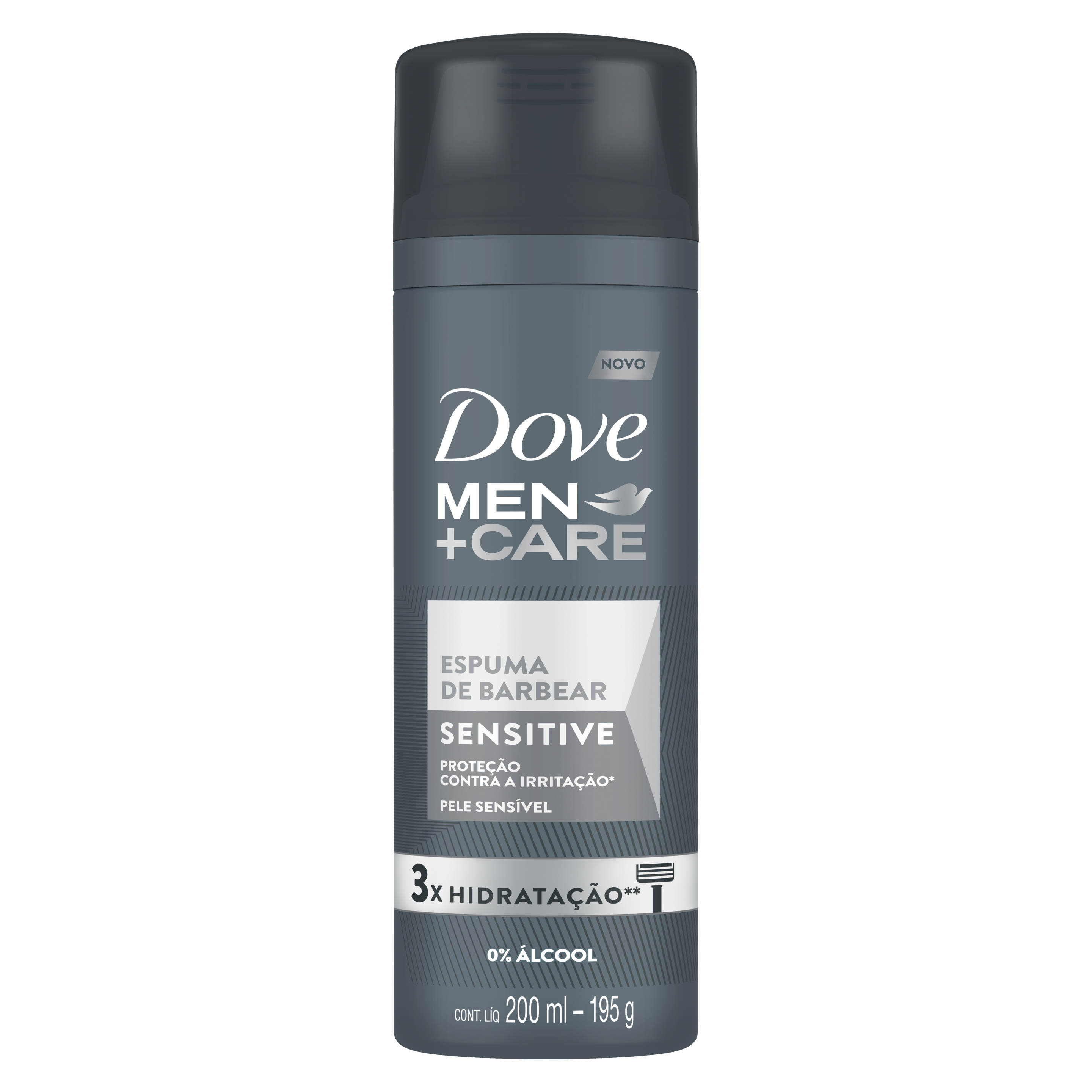 Espuma de Barbear Dove Men+Care Sensitive 200ml