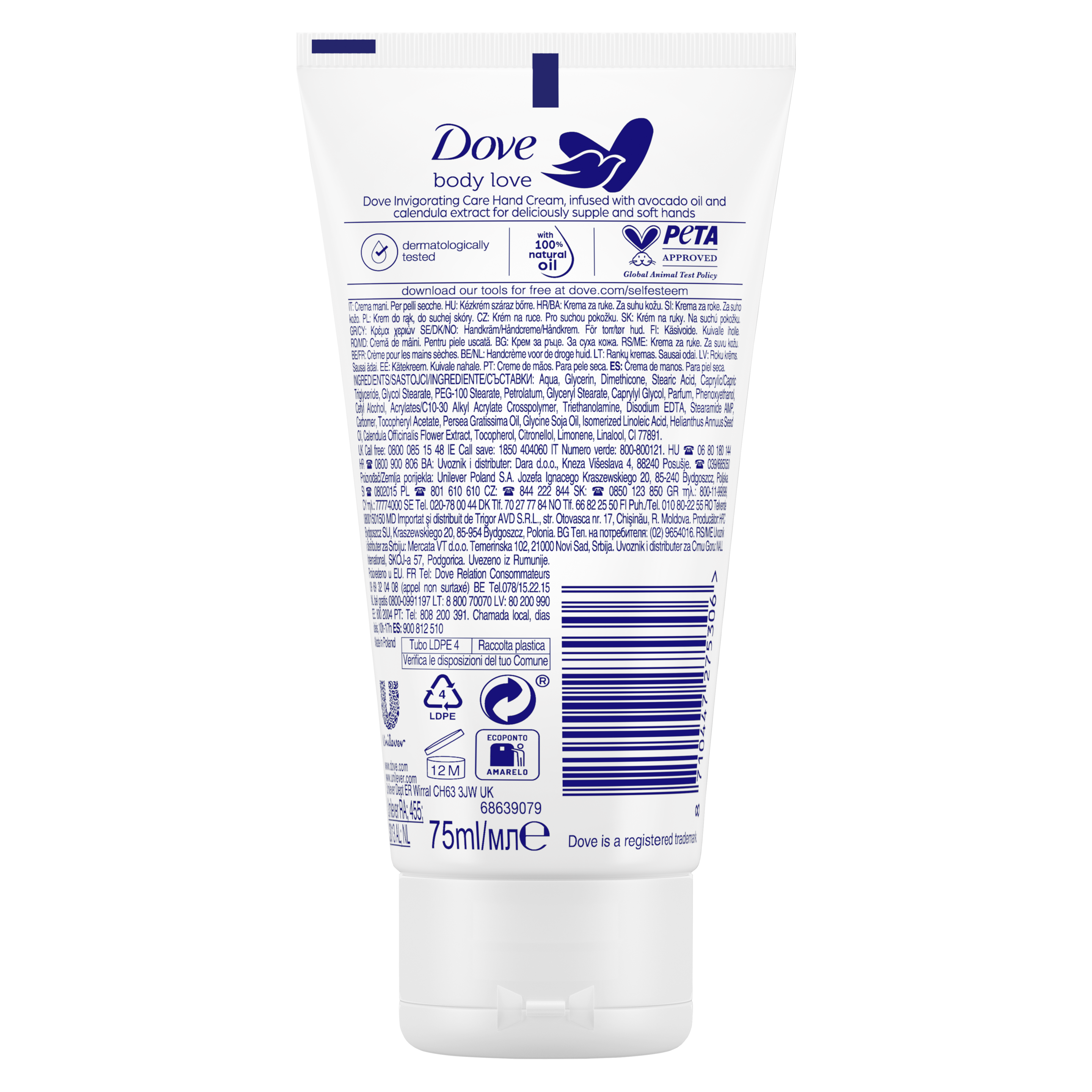 Creme de Mãos Óleo de Abacate Body Love