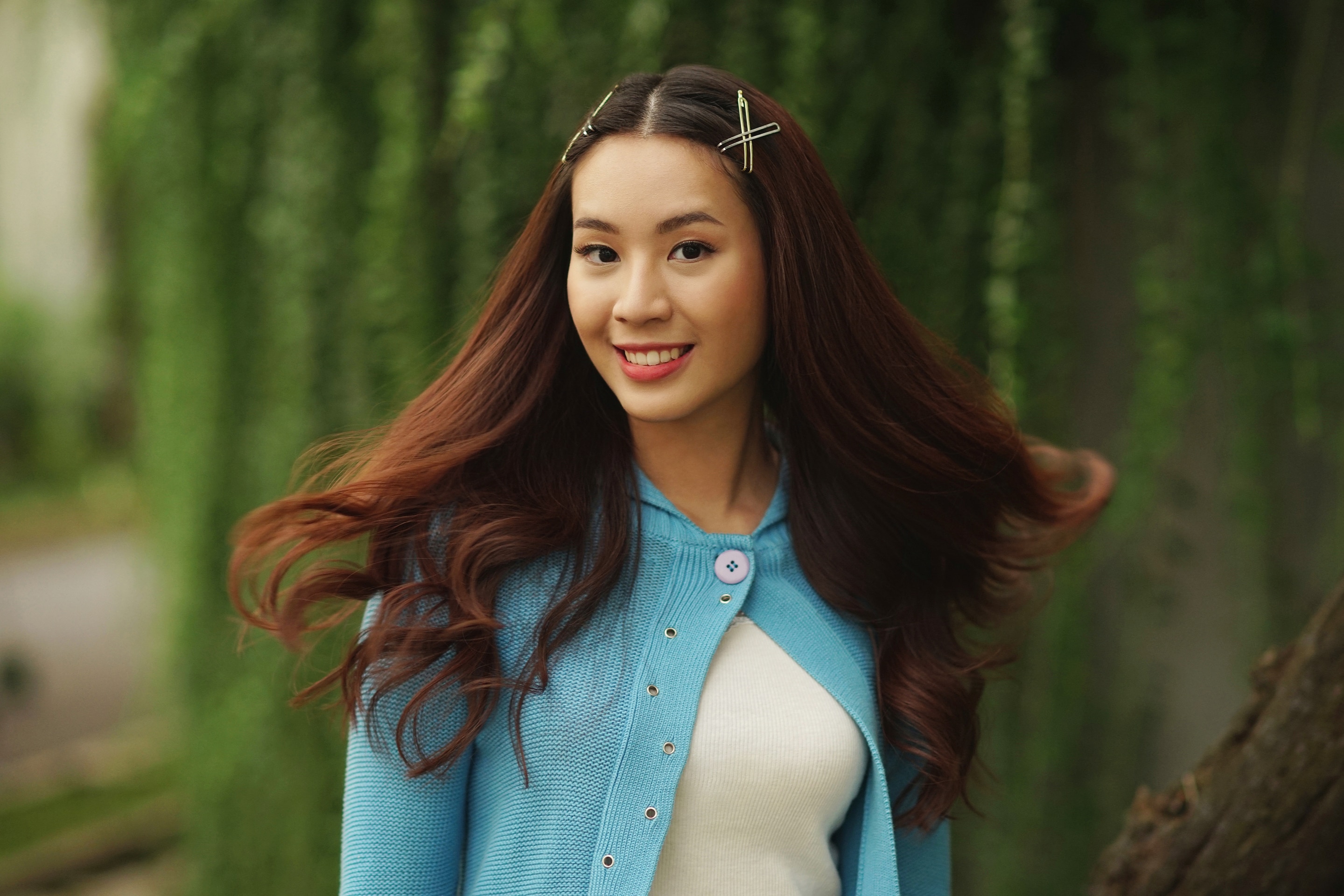 Warna rambut ini cocok untuk kulit putih atau kuning langsat. (Foto: Hariono Halim)