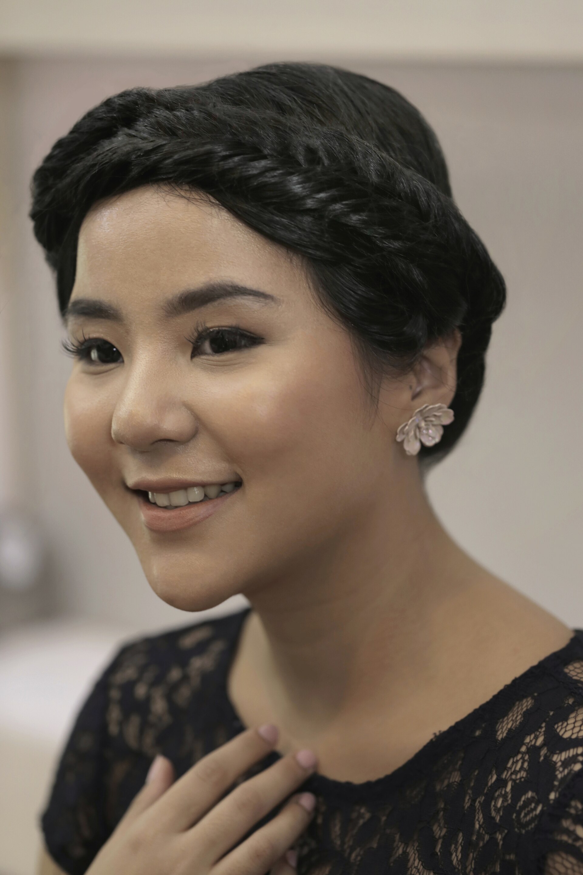 Crown braid fishtail braid