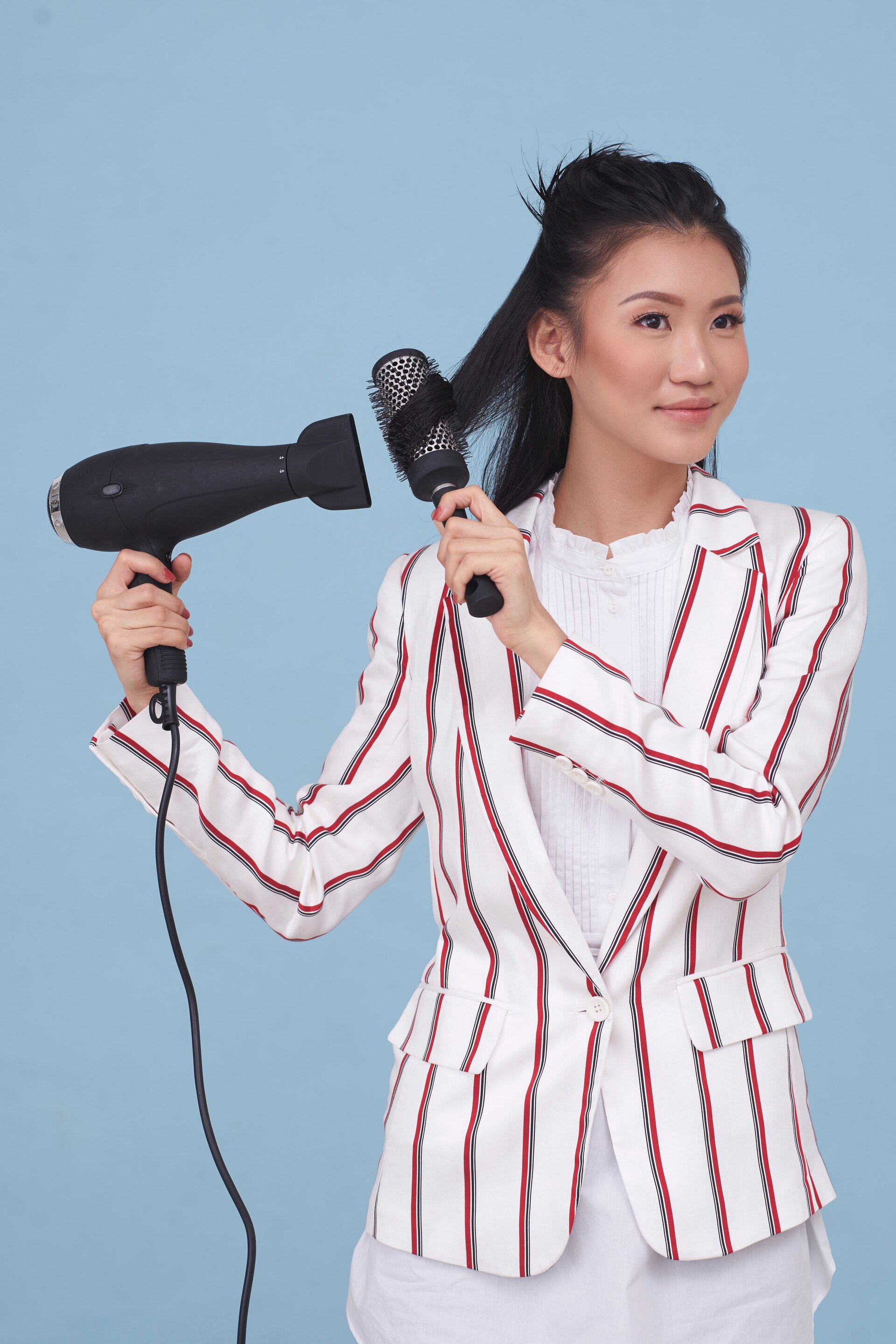 Cara blow dry rambut dengan variasi