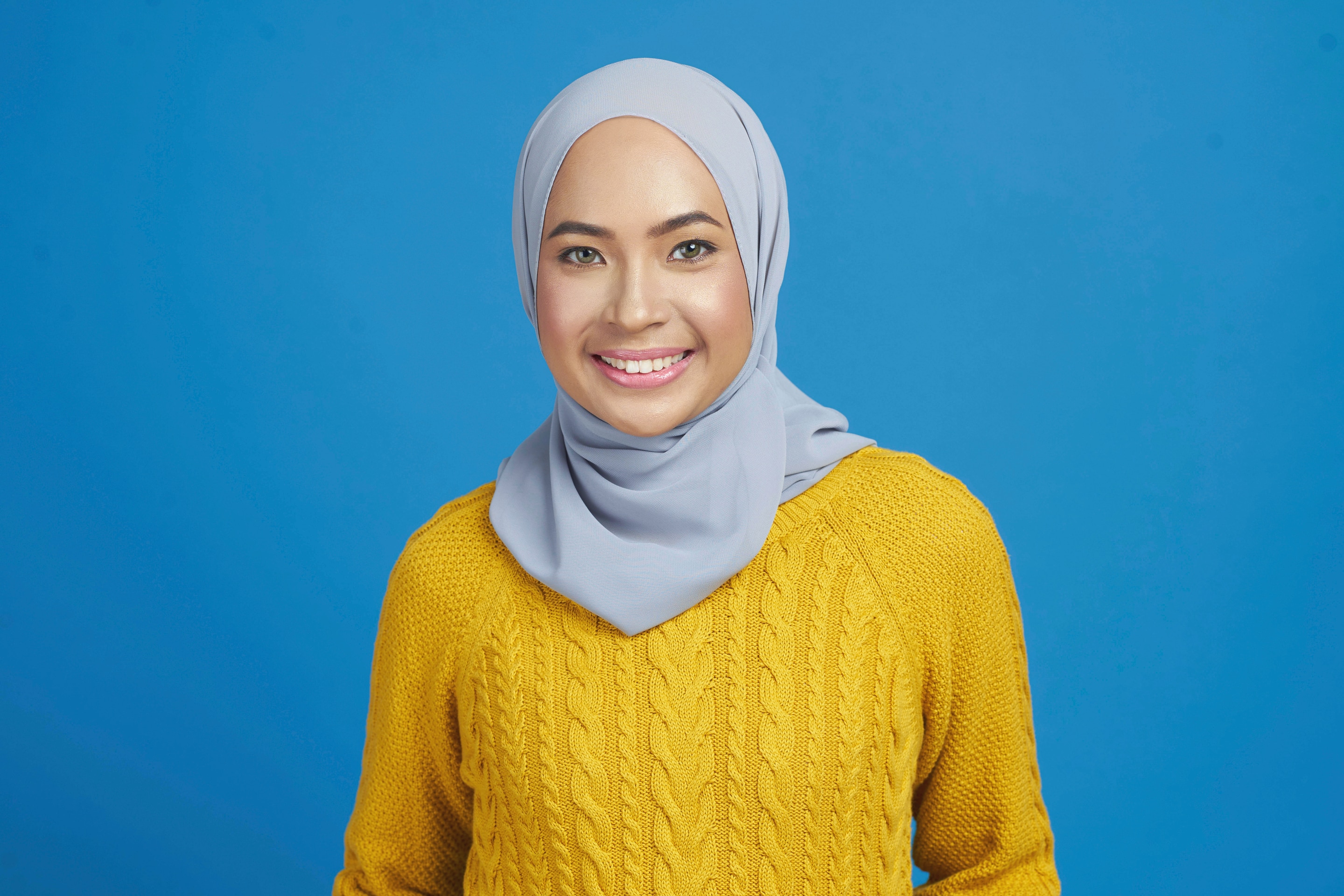 hijab untuk wajah bulat