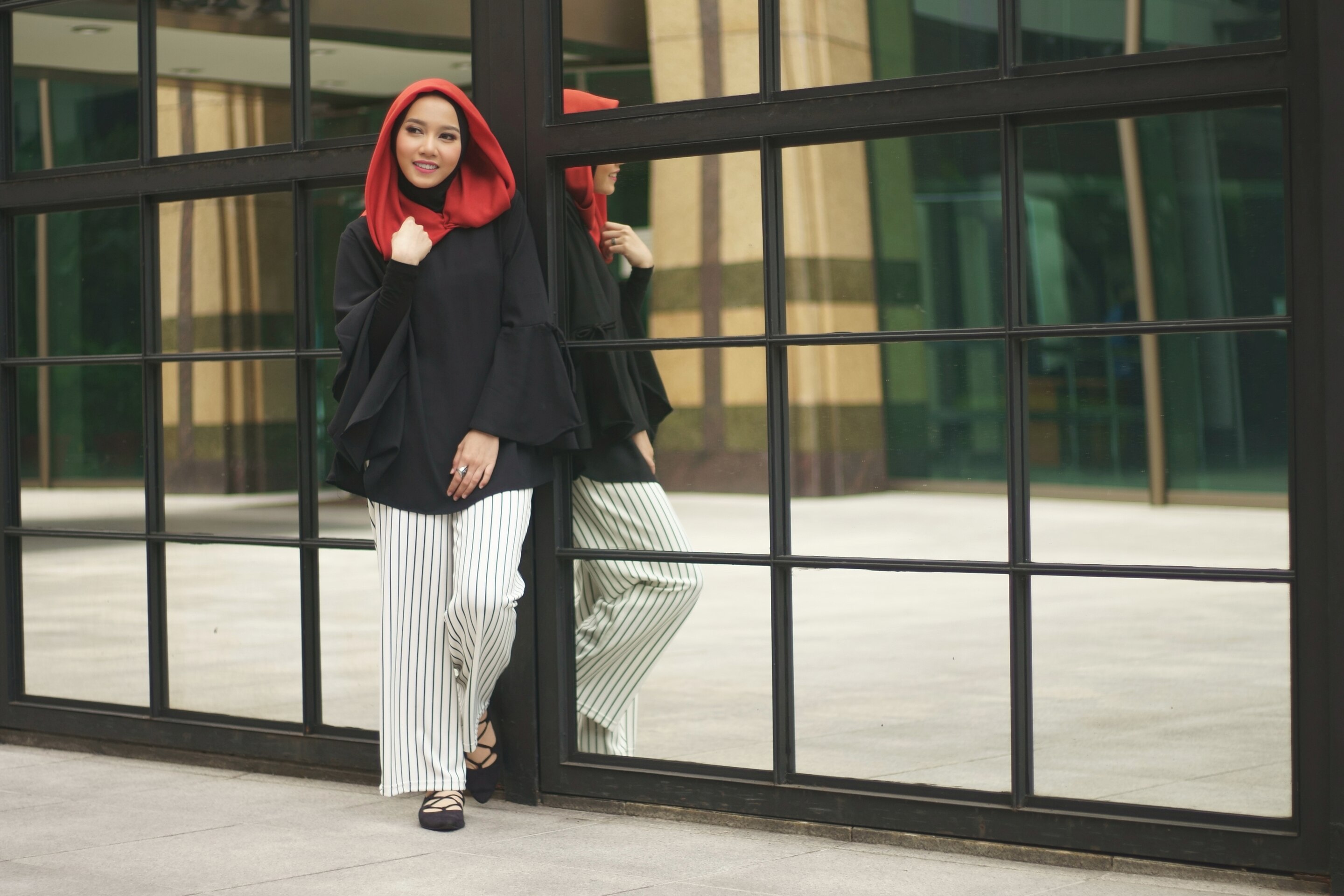 gaya hijab paris