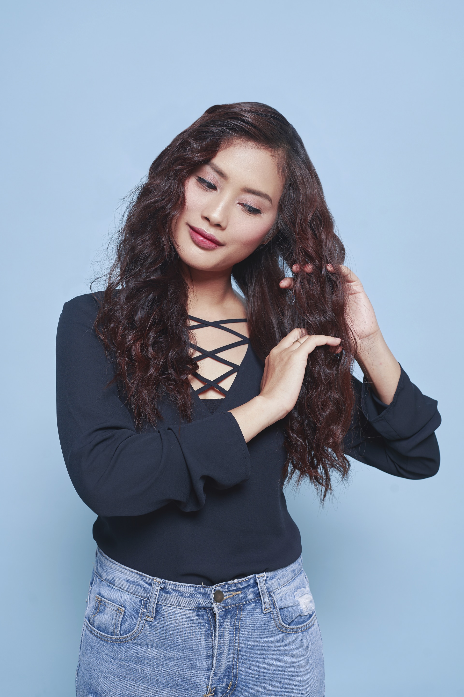 Step 5 - tousled hair.