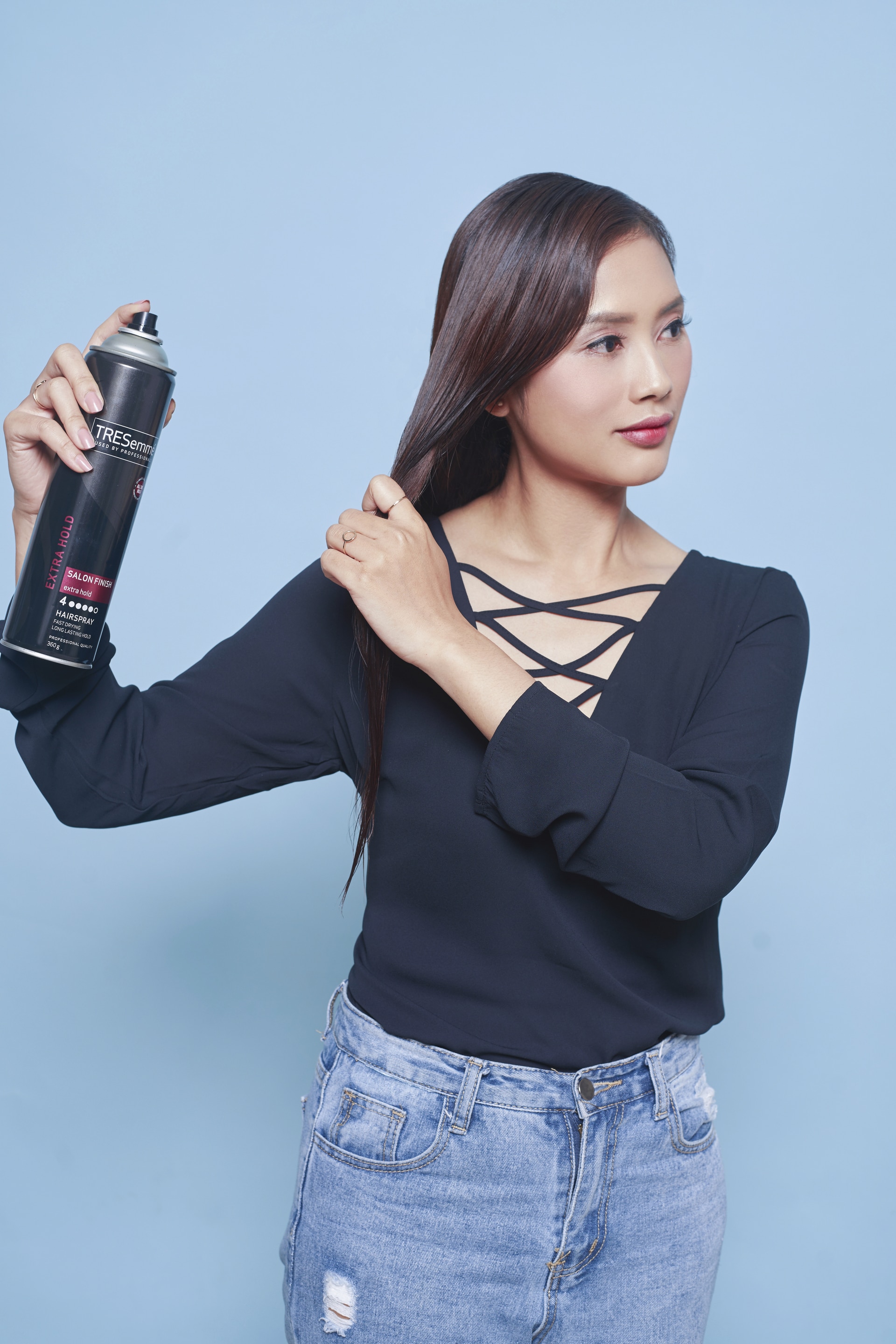 Step 1 - tousled hair.