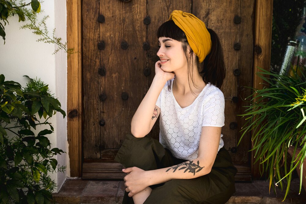 Scarf untuk Ikat Rambut Stylish