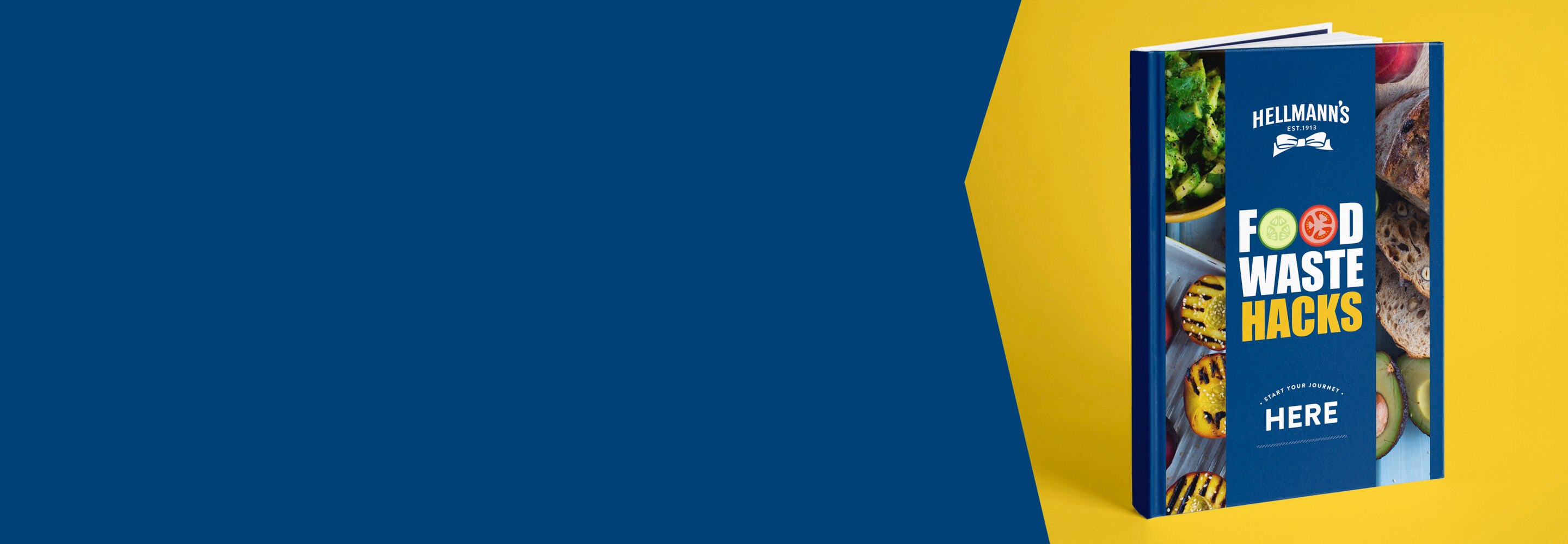 Banner of "Food waste Hacks Book"