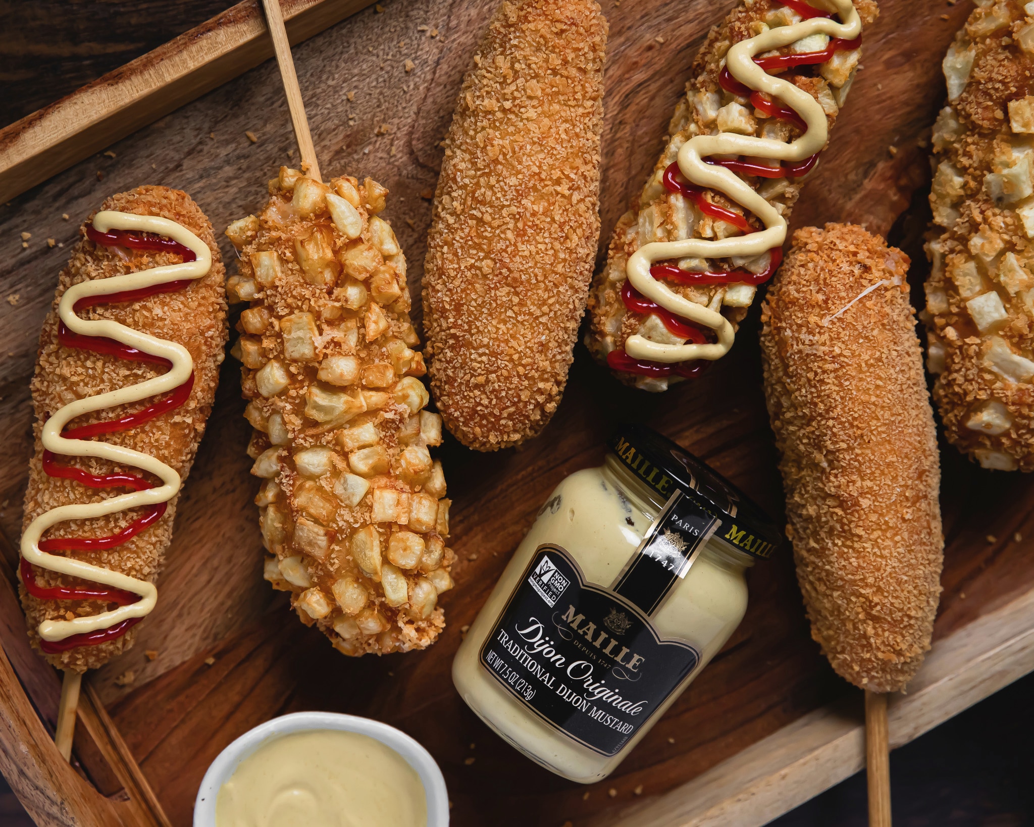 Korean Fried "Corn" Dogs